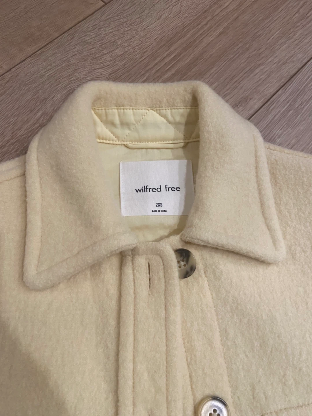 Wilfred Free Women's cropped Jacket - light yellow - Size 2XS - photo 2