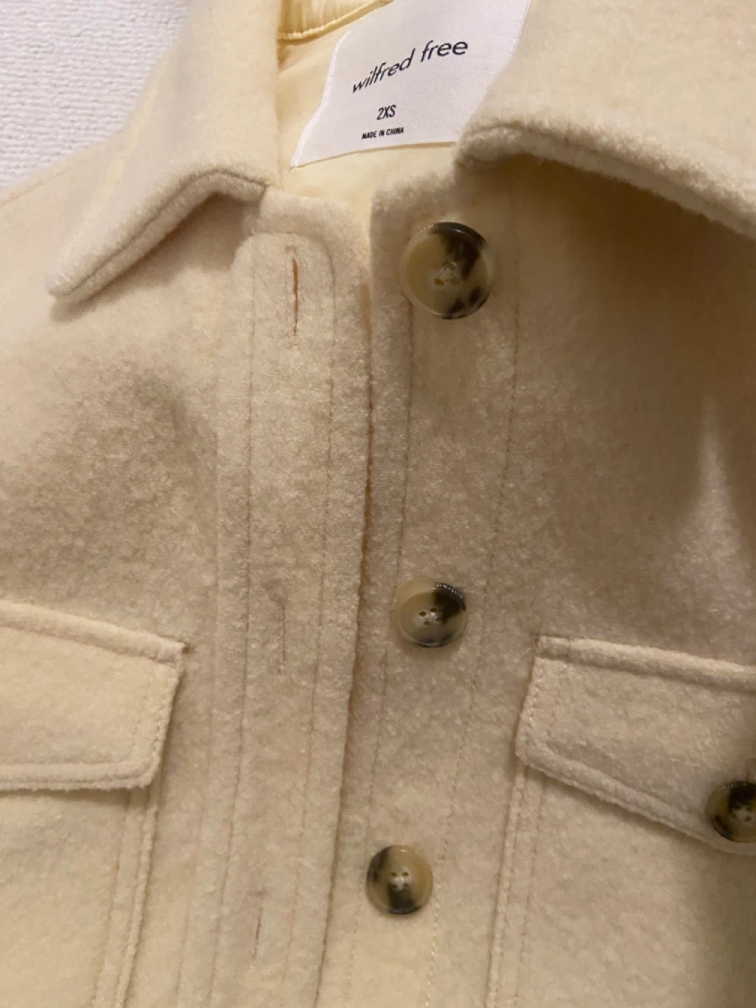 Wilfred Free Women's cropped Jacket - light yellow - Size 2XS - photo 4