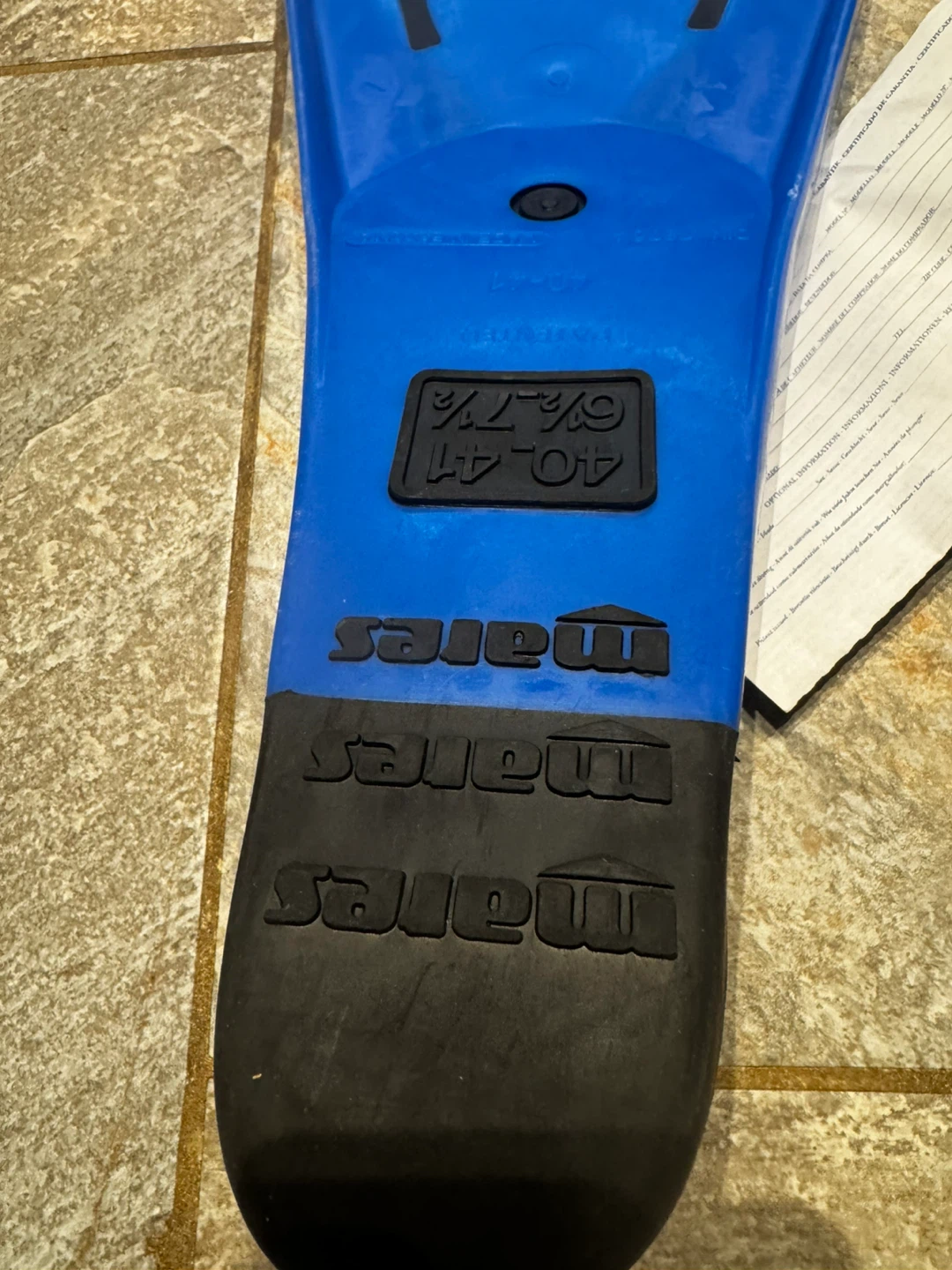 Mares Avanti HP Scuba Diving Fins - Blue - photo 3