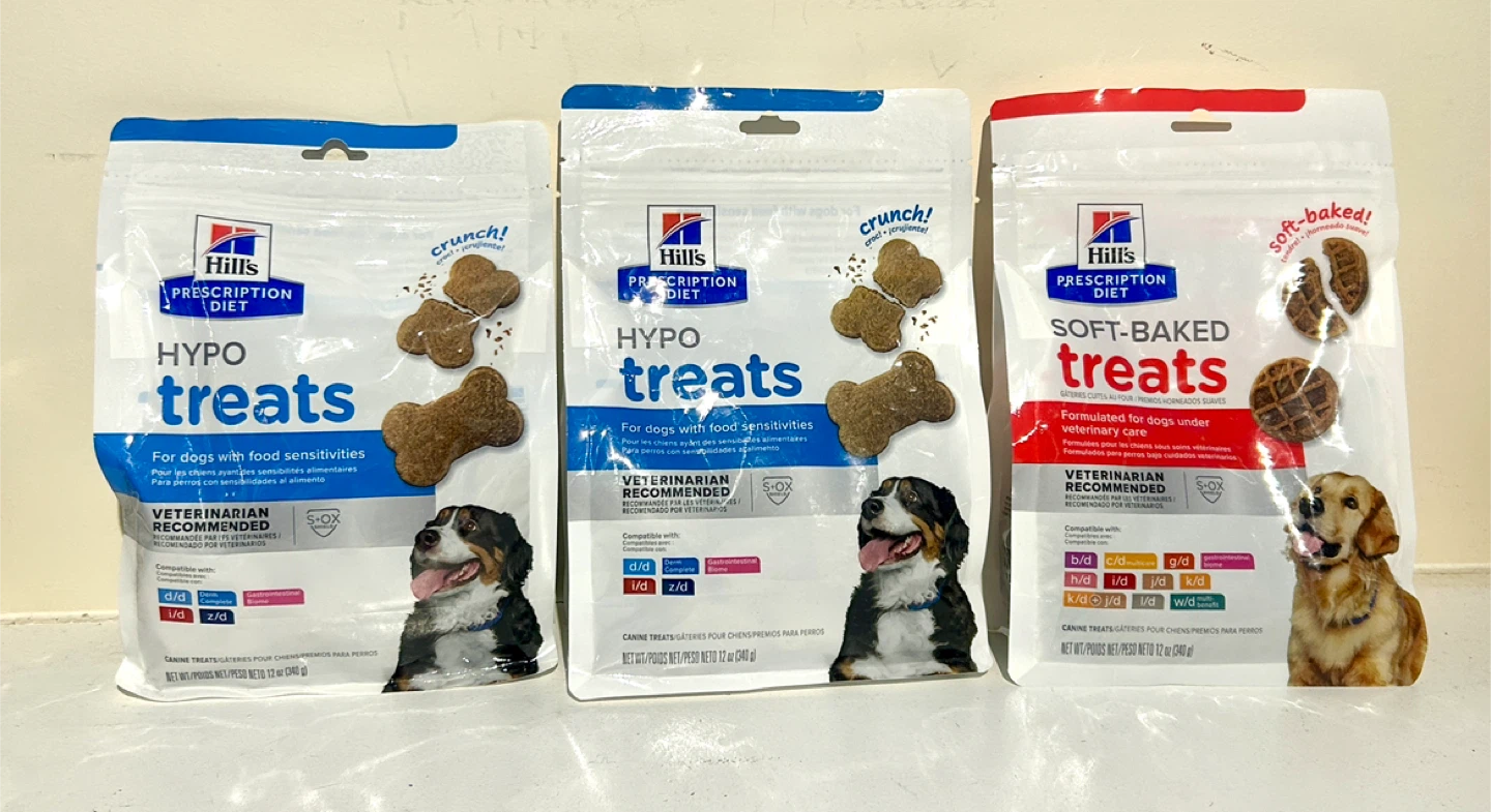 Hill's Prescription Diet Hypo & Soft Baked Treats for Dogs