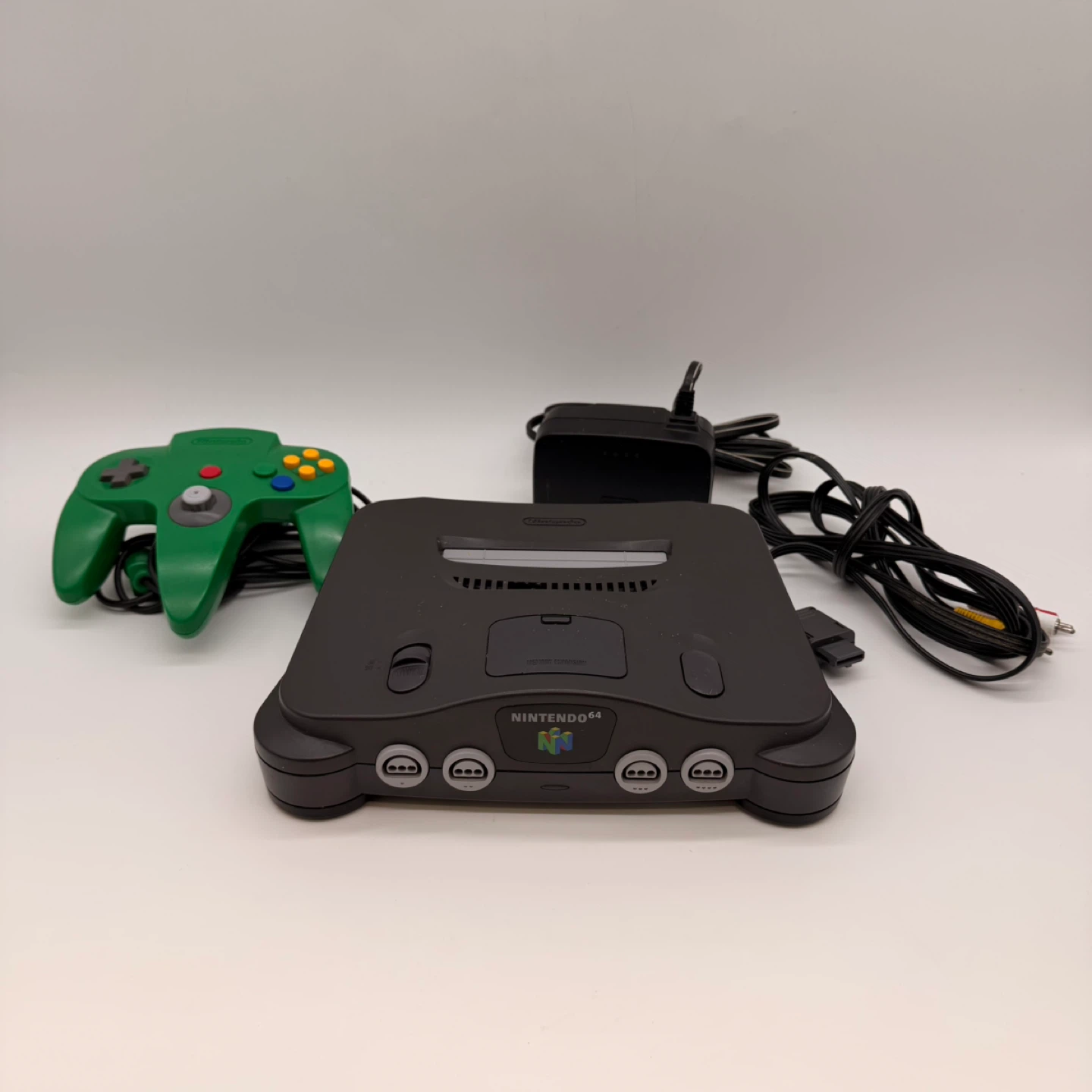 Nintendo 64 Console with Controller and Adapter