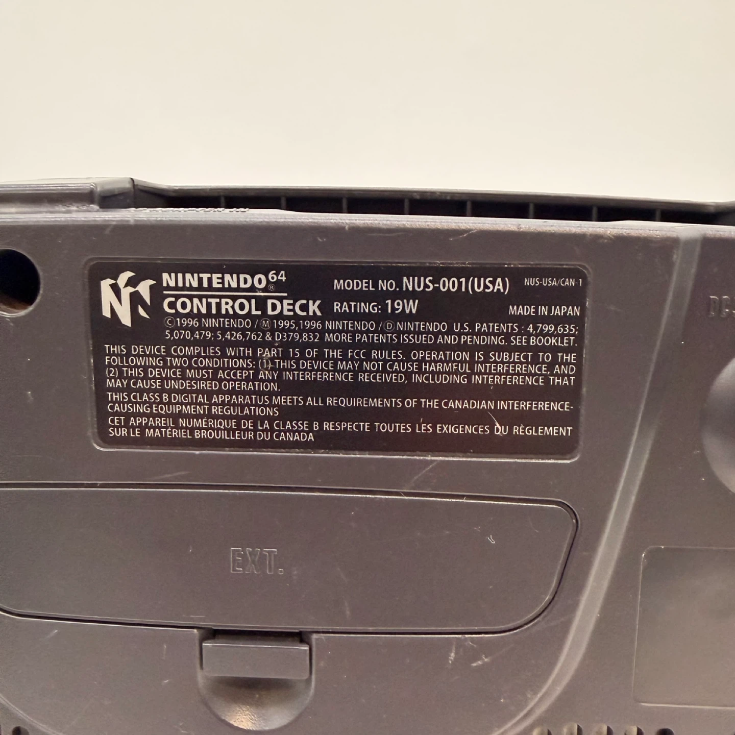 Nintendo 64 Console with Controller and Adapter - photo 5