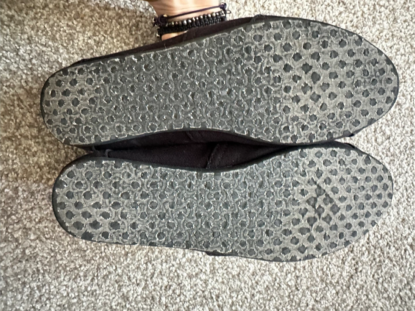 TOMS Black Canvas Slip-On Shoes - photo 3