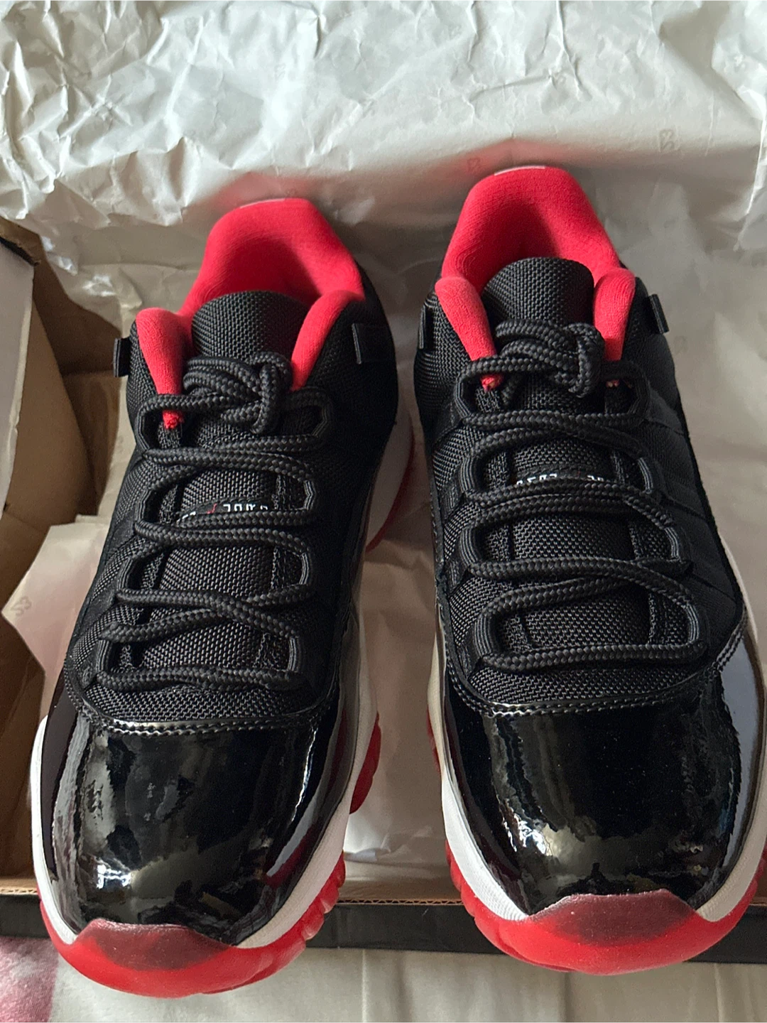 Jordan 11 Retro Low "Bred" Size 7 - photo 2