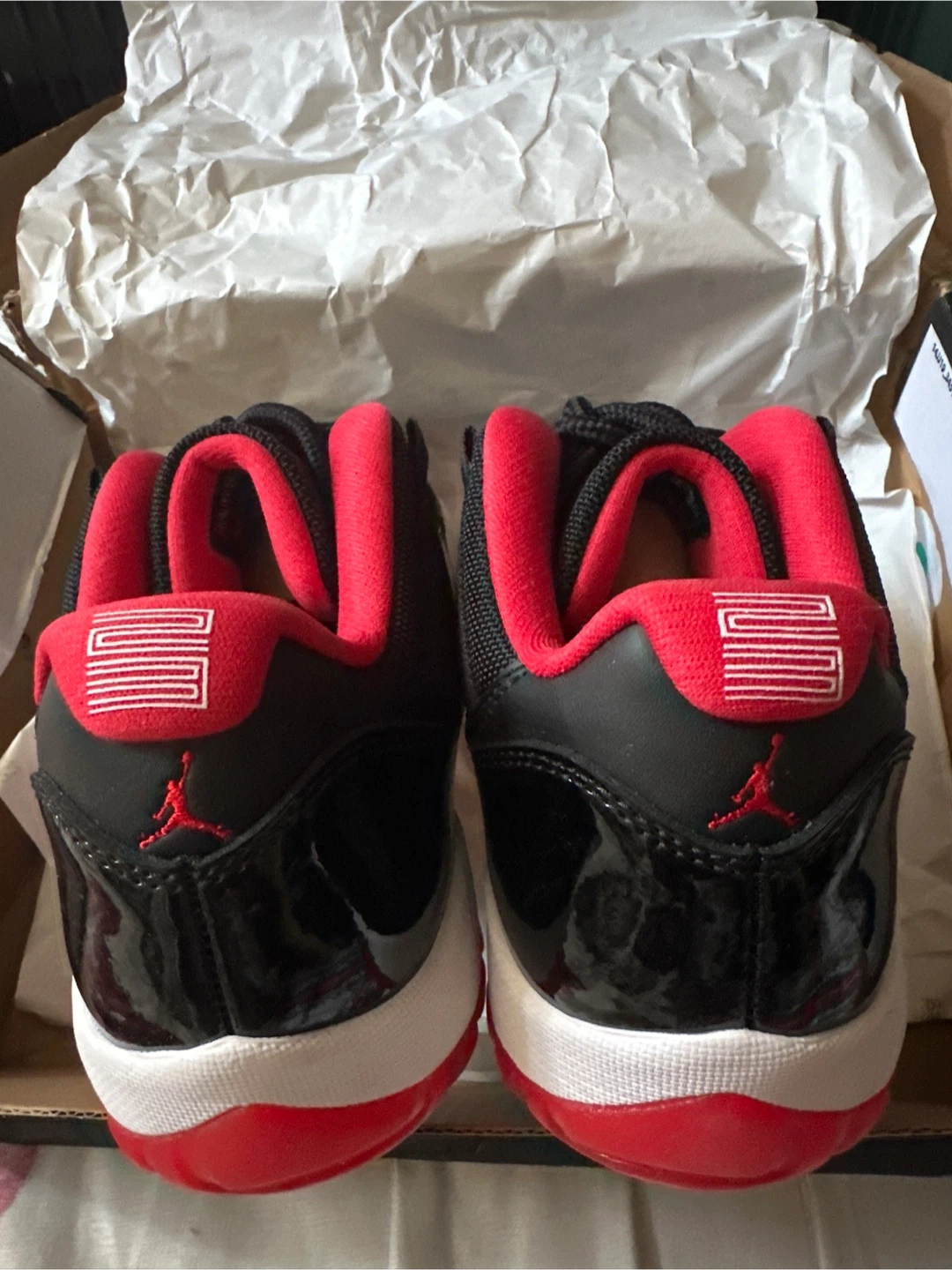 Jordan 11 Retro Low "Bred" Size 7 - photo 4