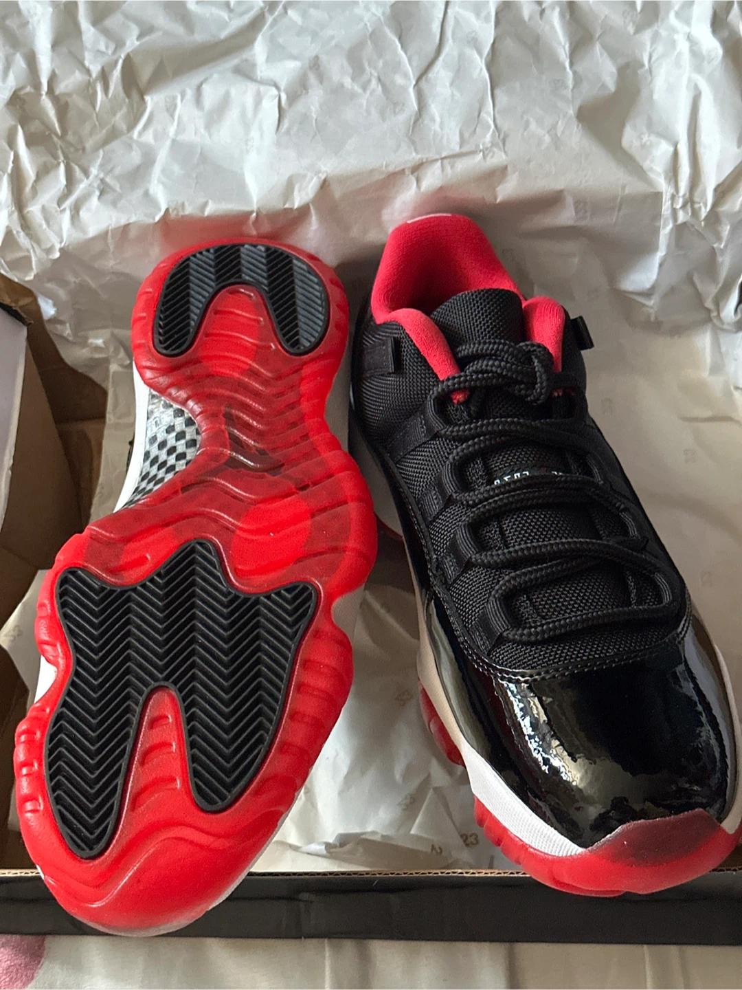 Jordan 11 Retro Low "Bred" Size 7 - photo 3
