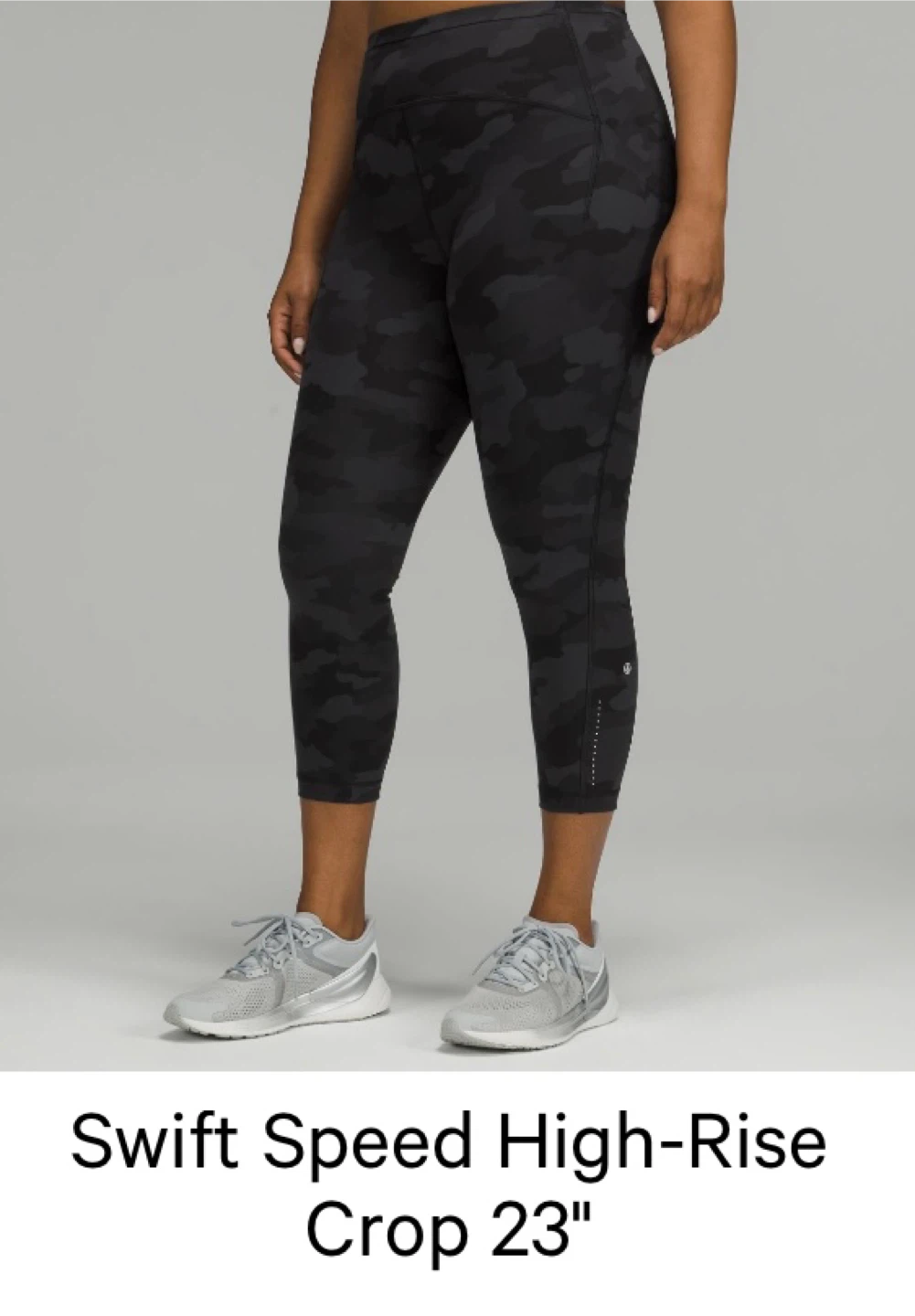 Lululemon Swift Speed HR Crop 23" Camo Leggings Size 20 - photo 5