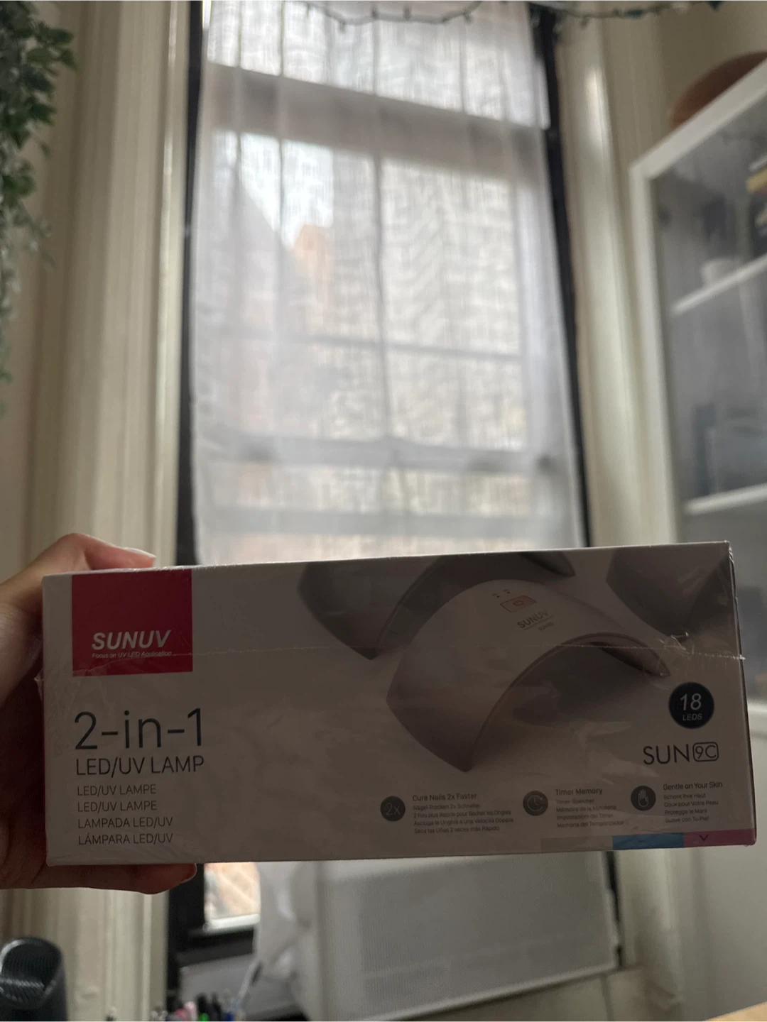SUNUV SUN9C 2-in-1 LED/UV Nail Lamp