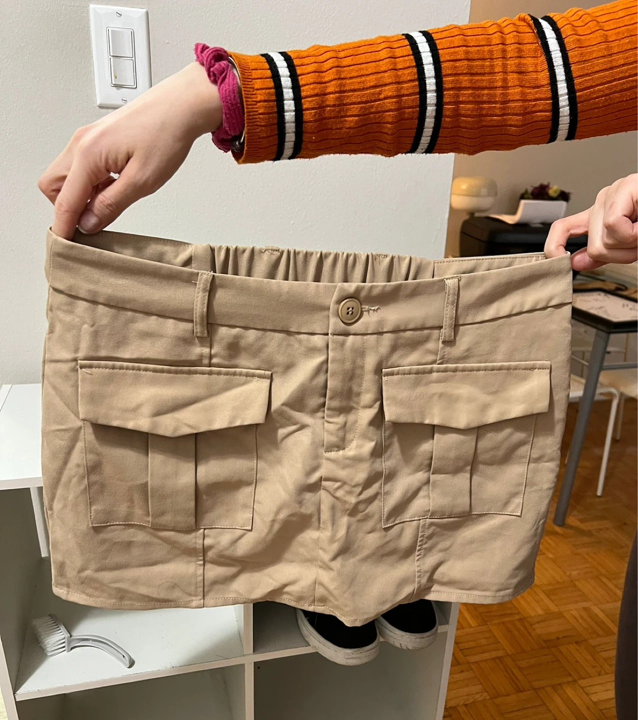 Cargo Skirt Size L Beige