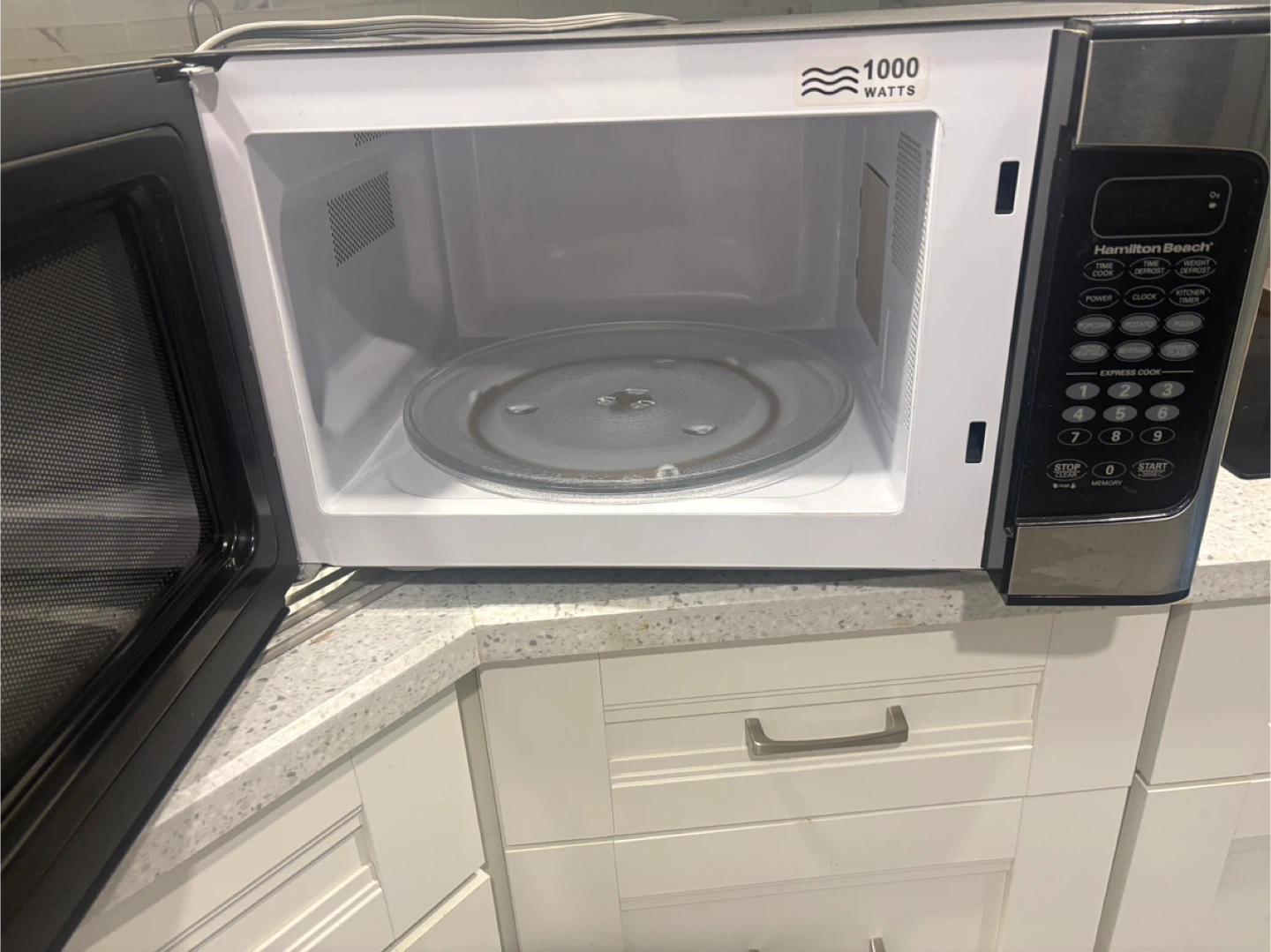 Hamilton Beach 1.1 cu. ft. Stainless Steel Microwave (1000W) - photo 2