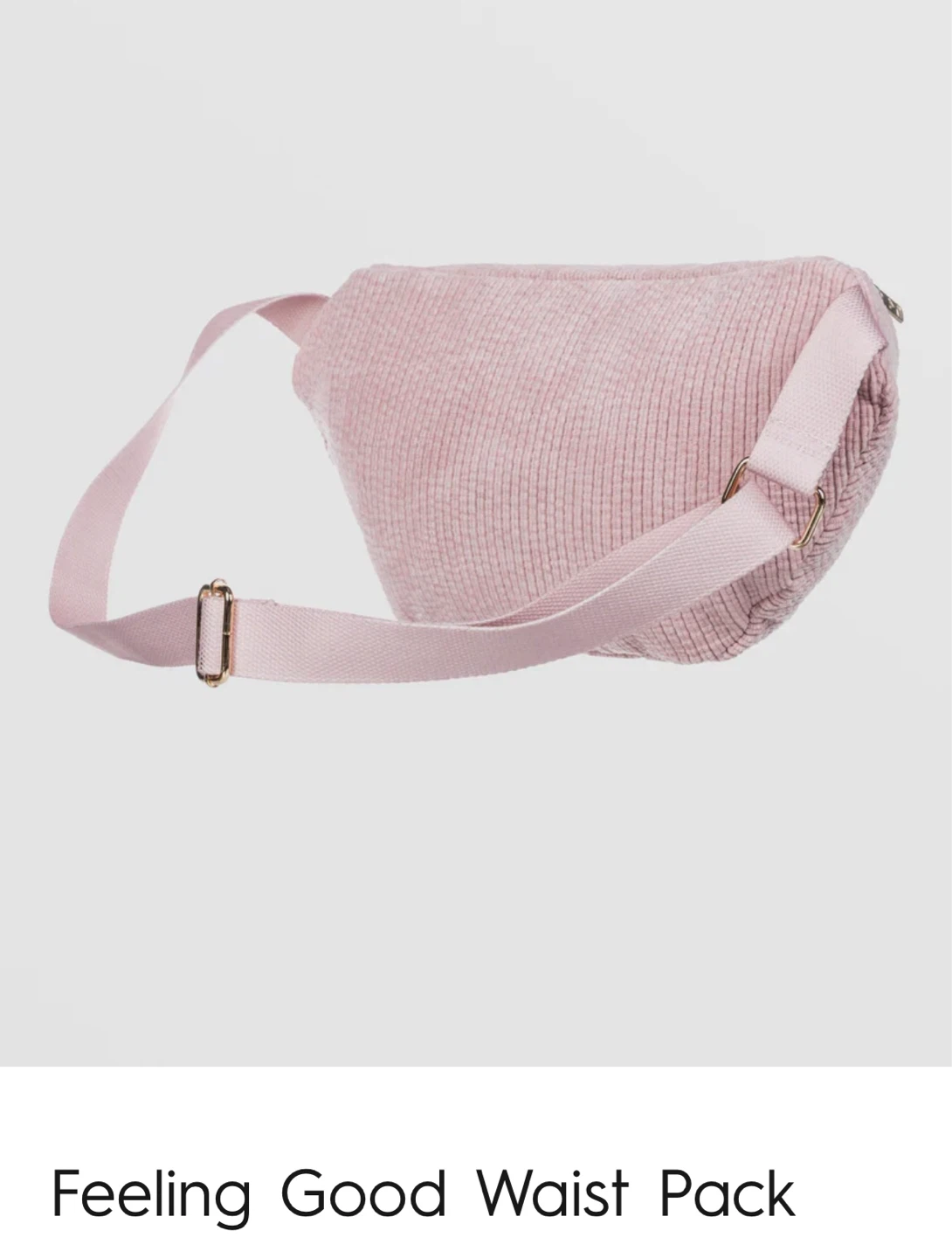 Roxy Feeling Good Corduroy Waist Pack - Pink - photo 4