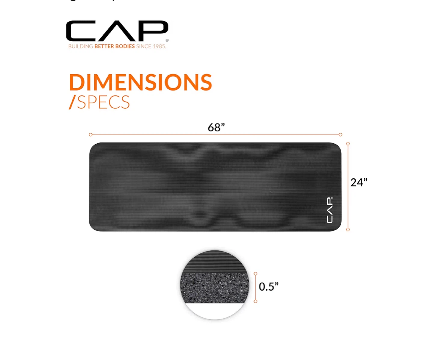 CAP Fitness Yoga Mat - photo 2
