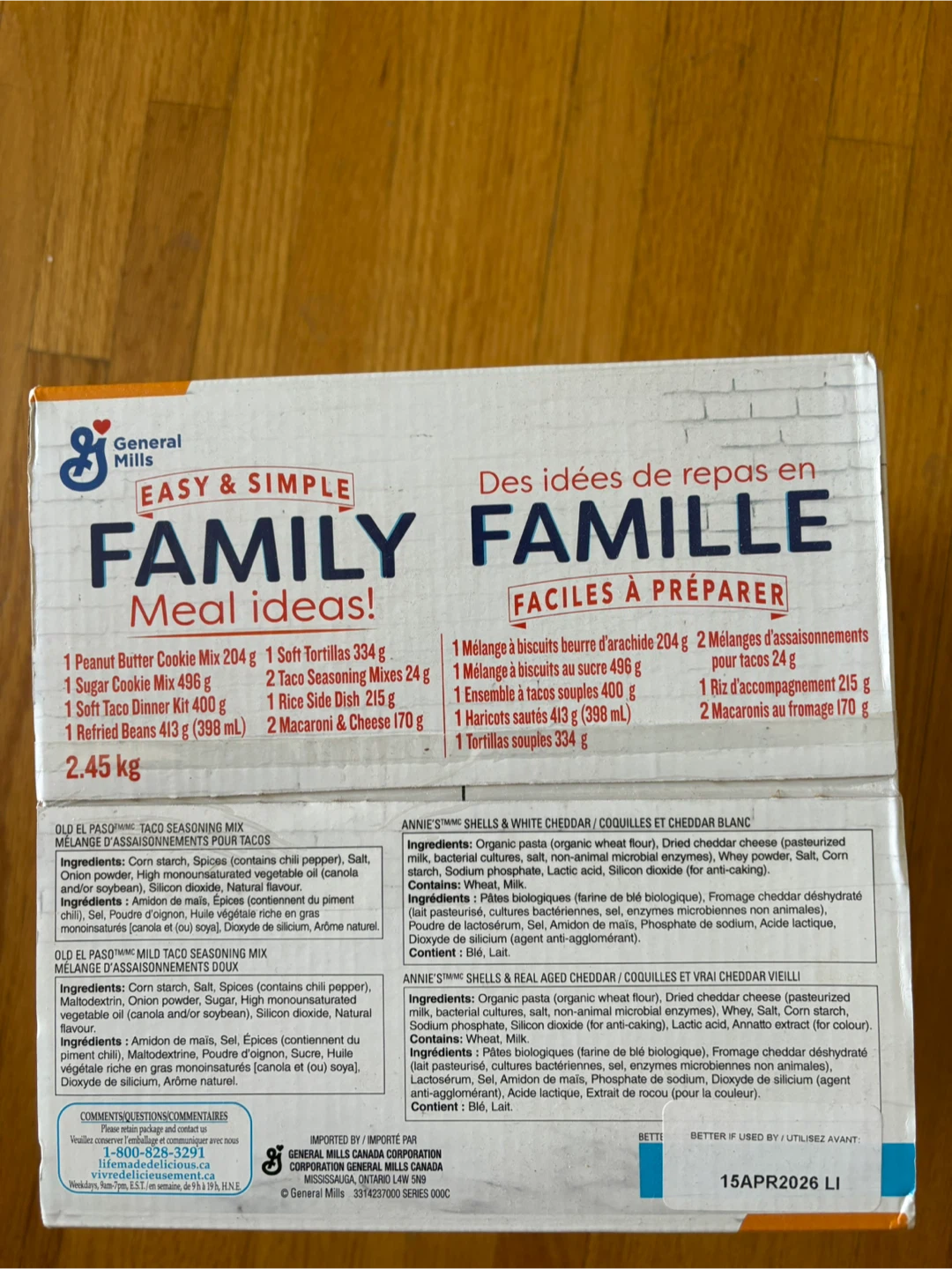 General Mills Family Meal Ideas Kit - photo 2