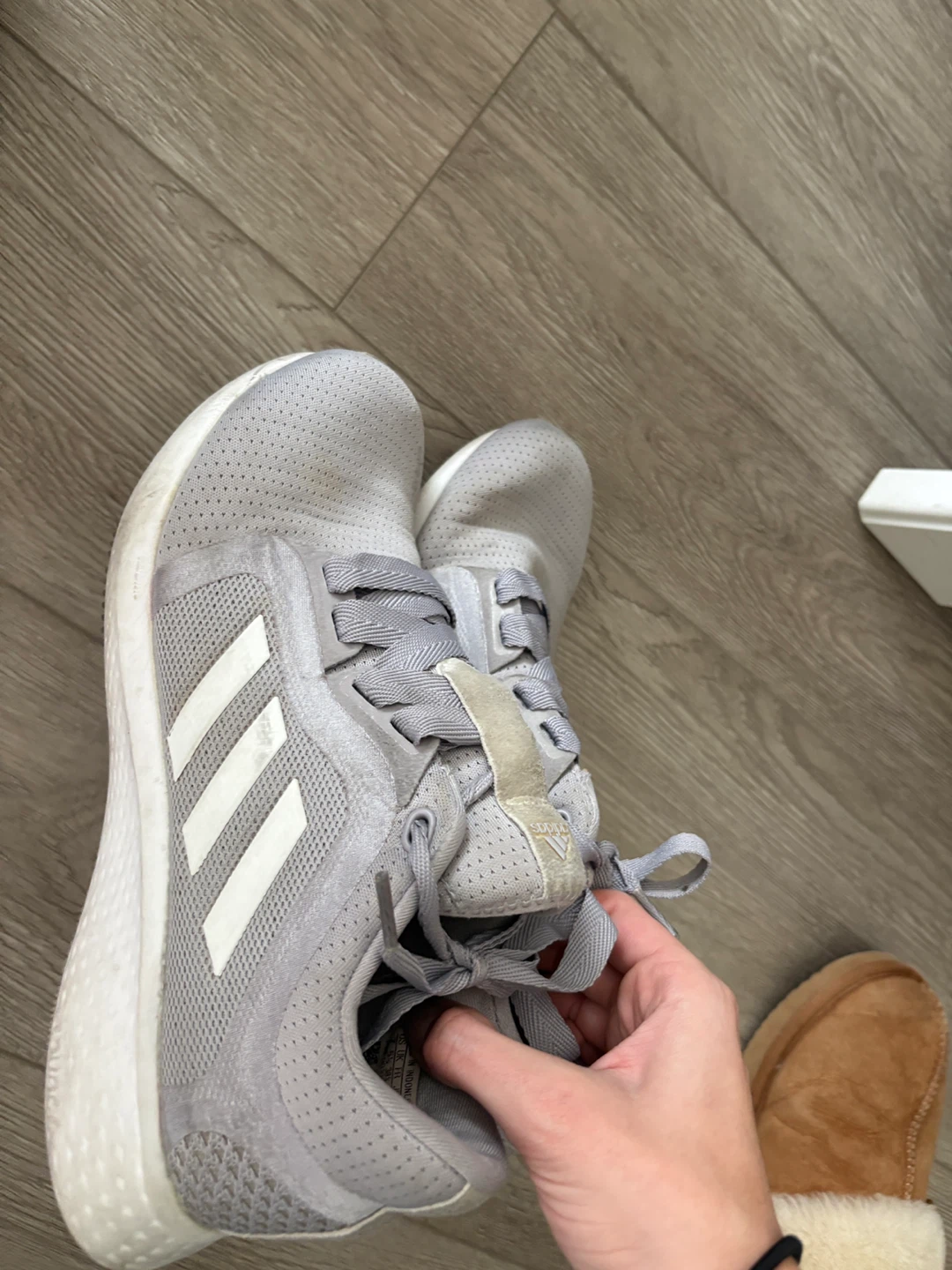 Adidas Women's Grey Running Shoes - photo 2