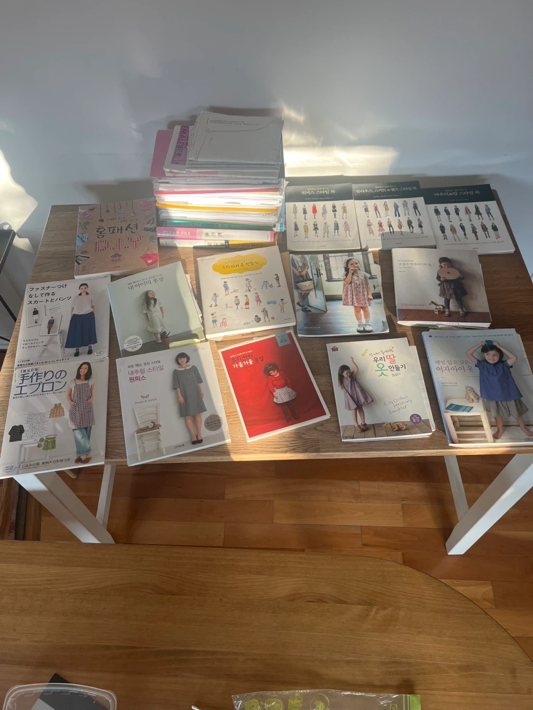 Lot of 6 Korean Children's Clothing Sewing Pattern Books