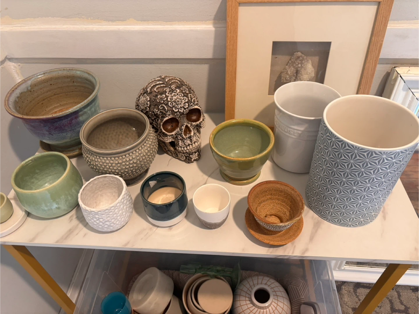 Assorted Ceramic Pots and Planters