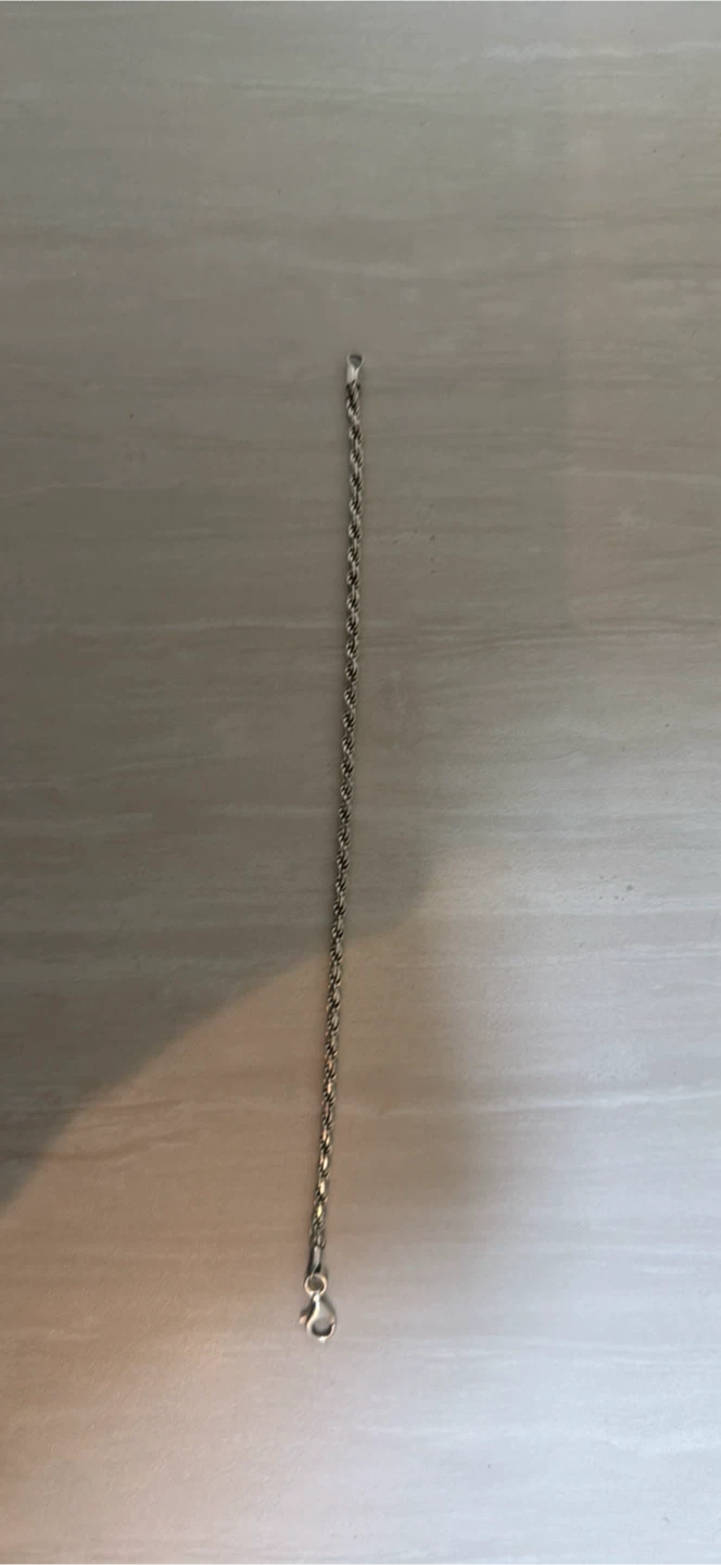 Silver Rope Chain Bracelet - photo 2