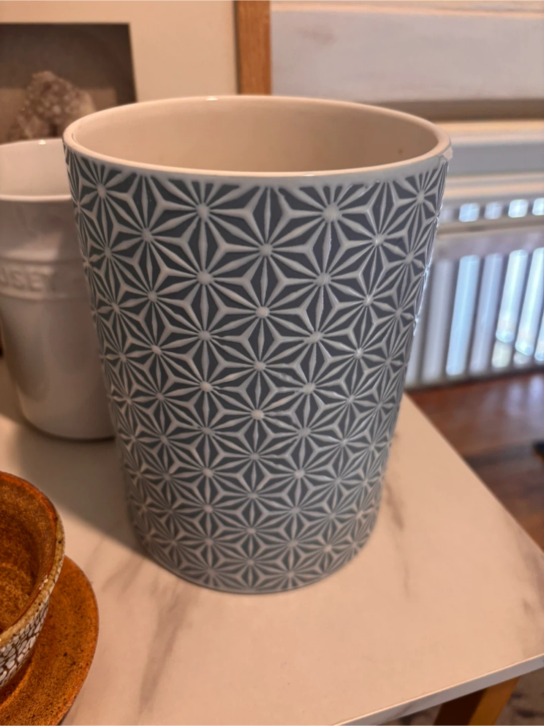 Decorative Geometric Pattern Planter Pot