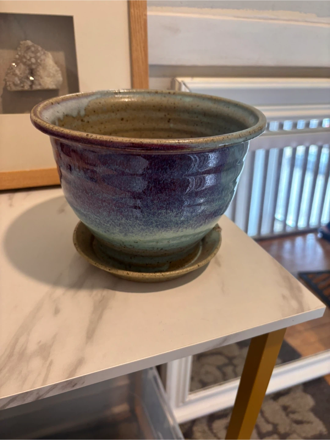 Ceramic Planter Pot with Saucer