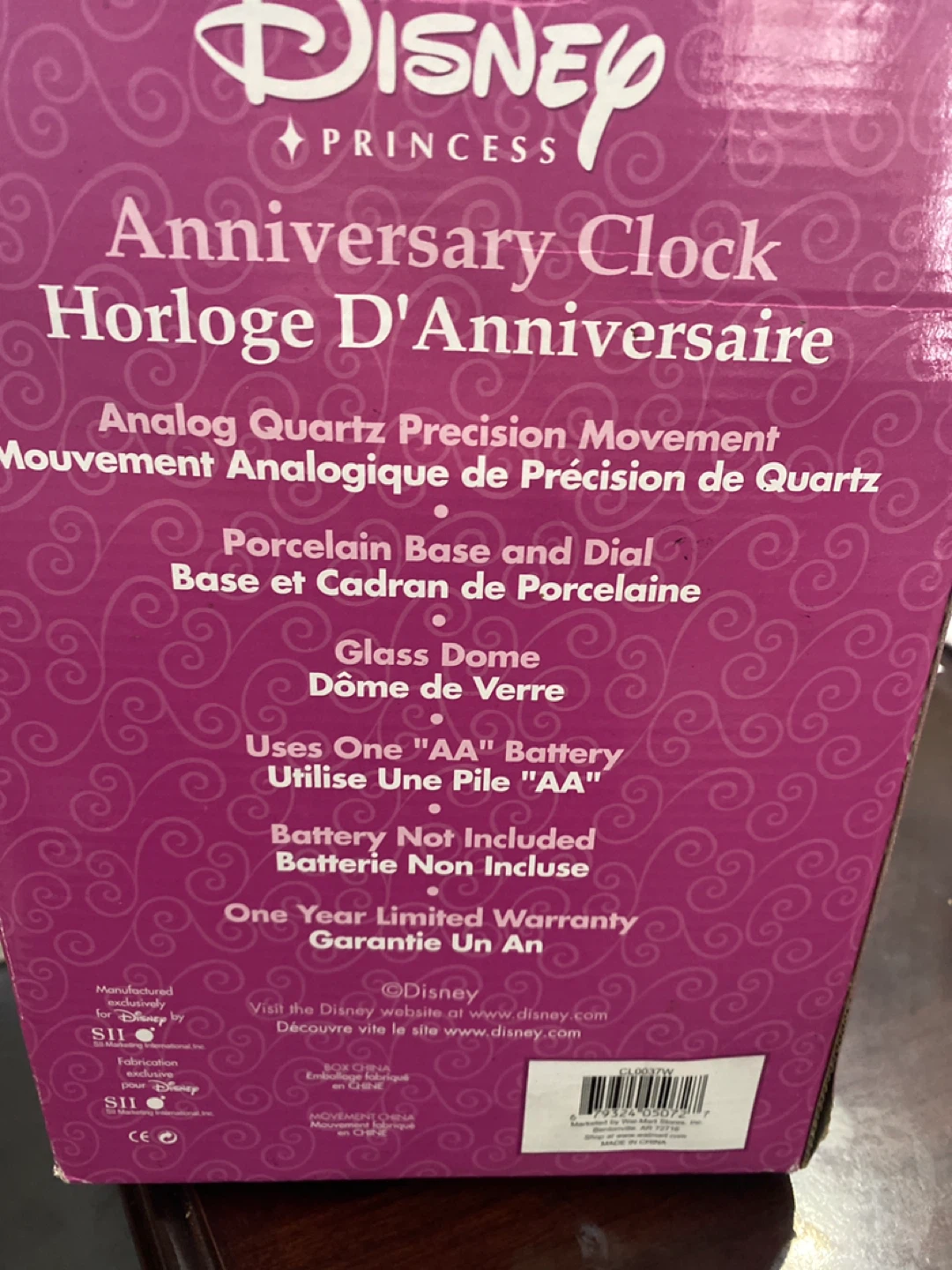 Disney Princess Cinderella Anniversary Clock - photo 3