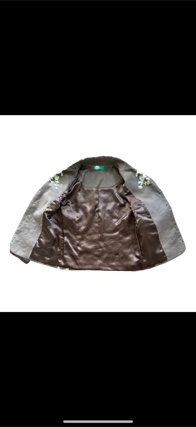 Embroidered Floral Blazer size S - photo 5