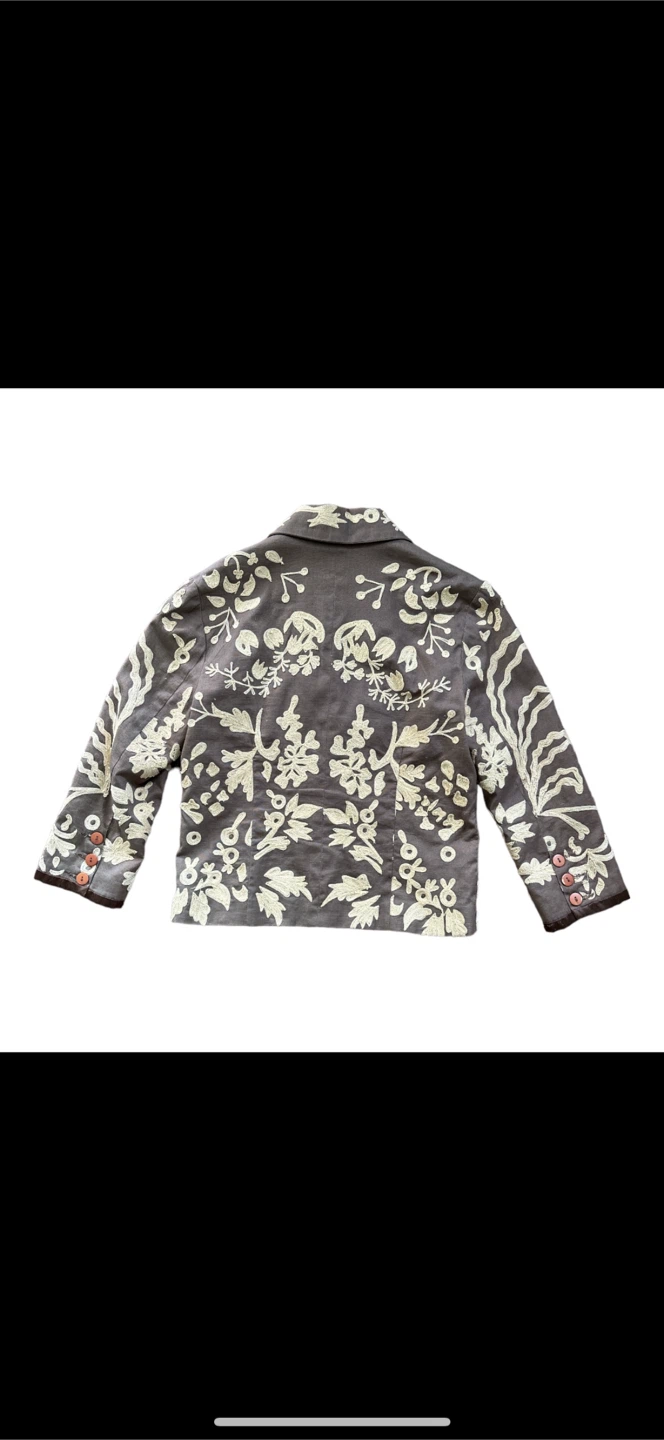 Embroidered Floral Blazer size S - photo 3