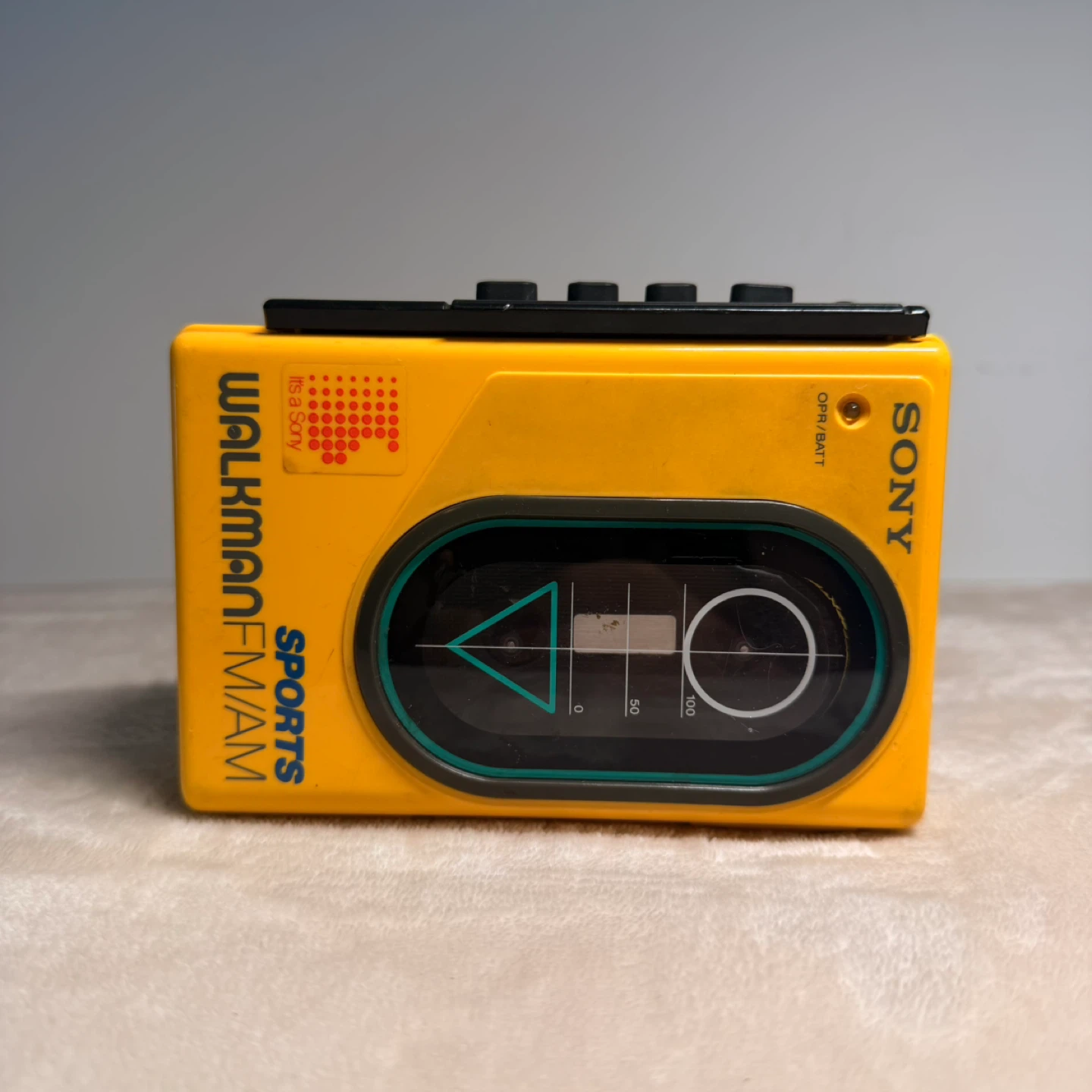 Vintage Sony Walkman FM/AM Stereo Cassette Player WM-F45