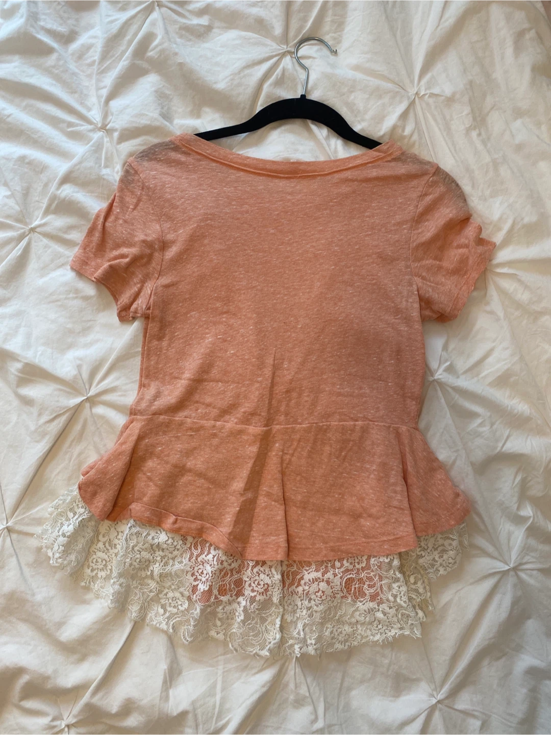 Free People t-shirt with lace detail - photo 3
