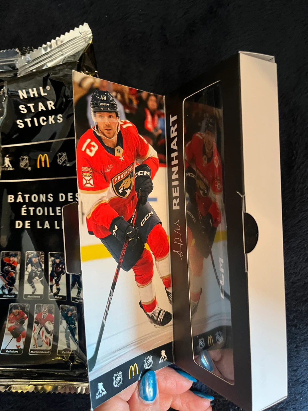 McDonald's NHL Star Sticks Sam Reinhart Card