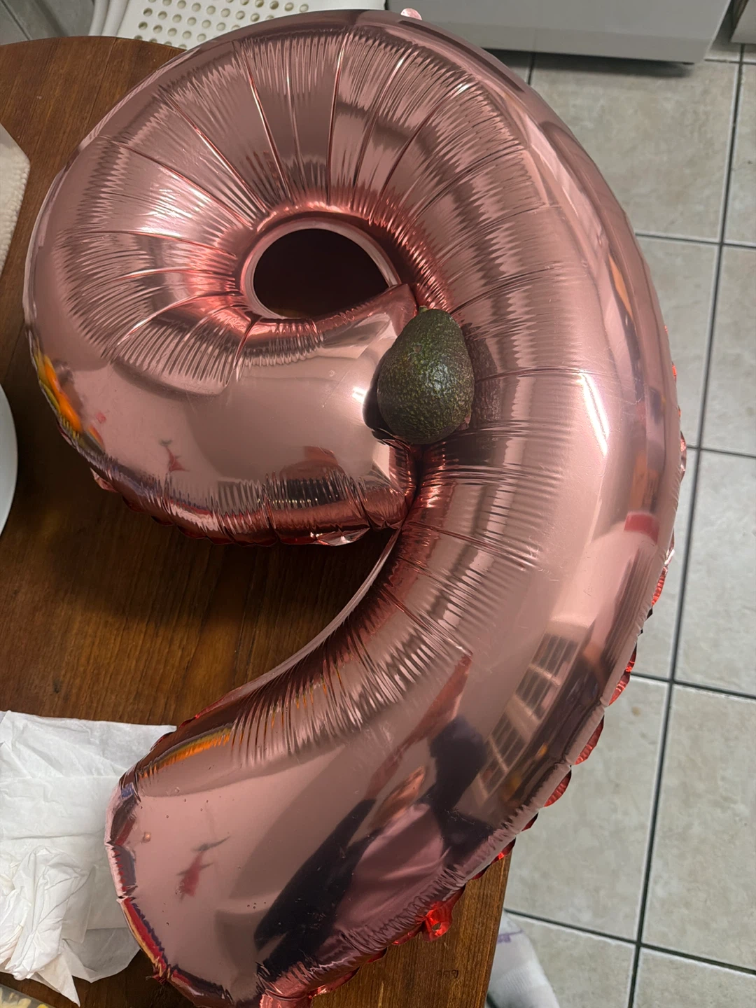 Rose Gold Number 9 Balloon - photo 2