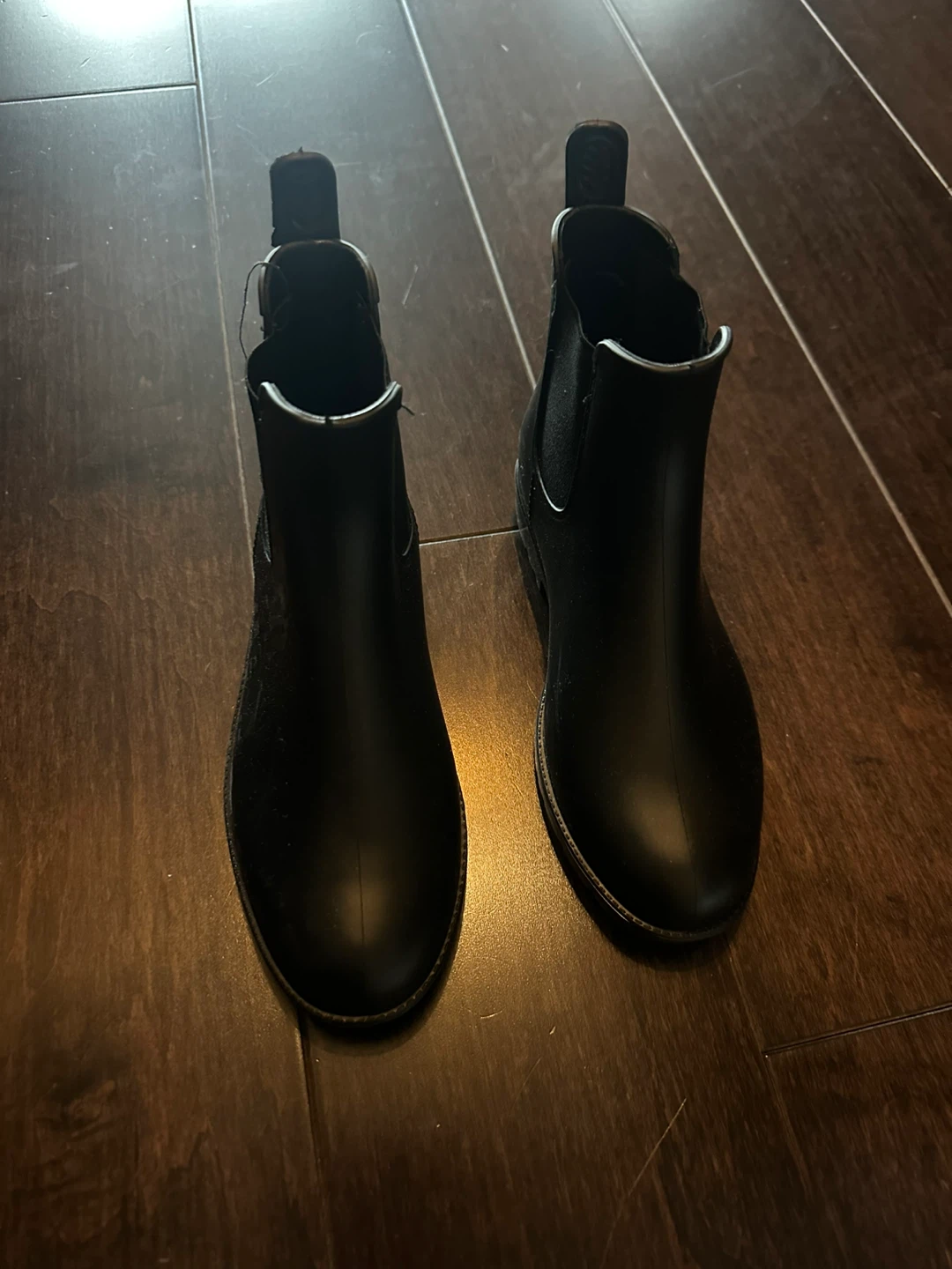 Black Chelsea Rain Boots - photo 3