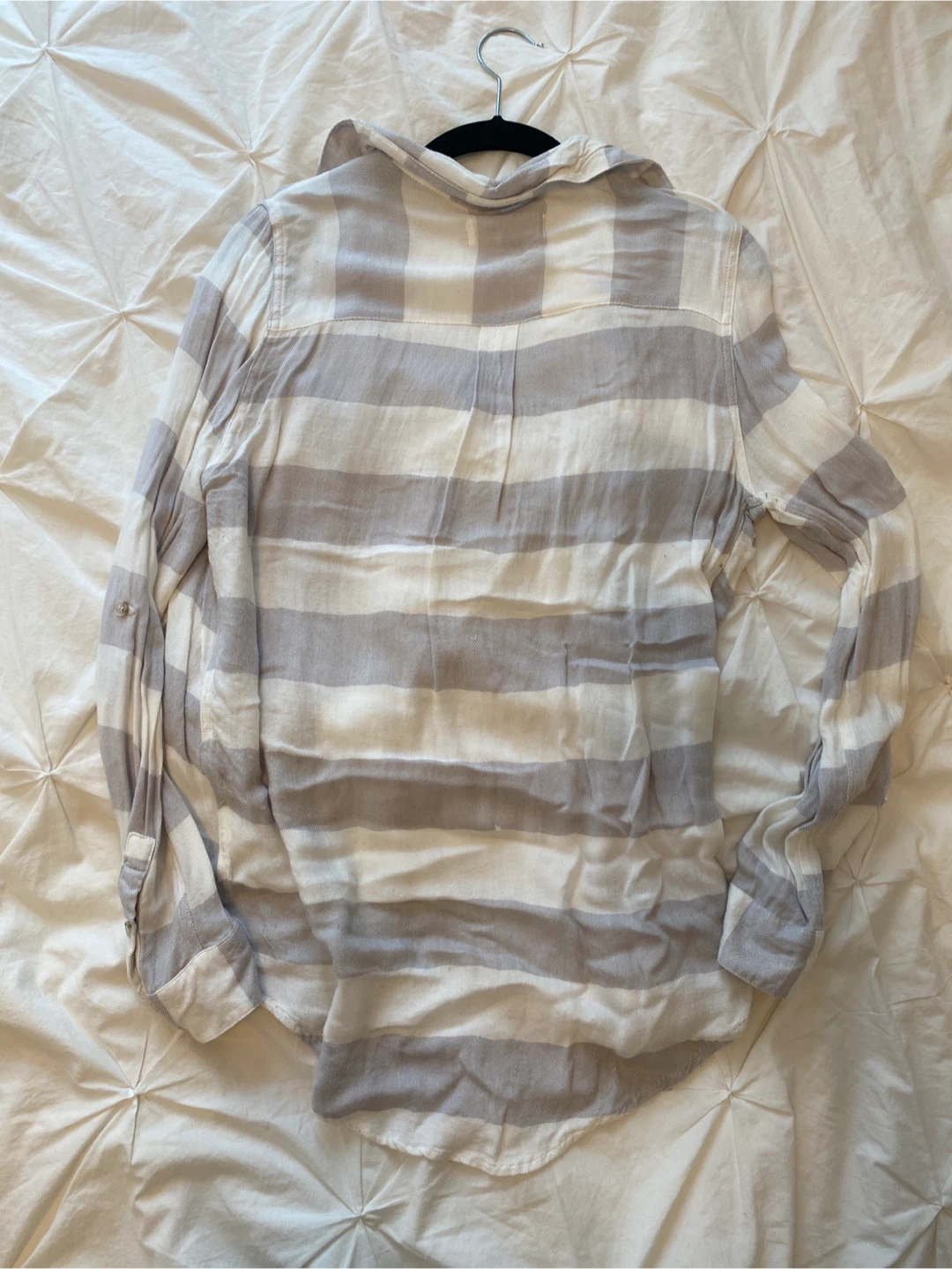 Thread & Supply grey and white button up - photo 3