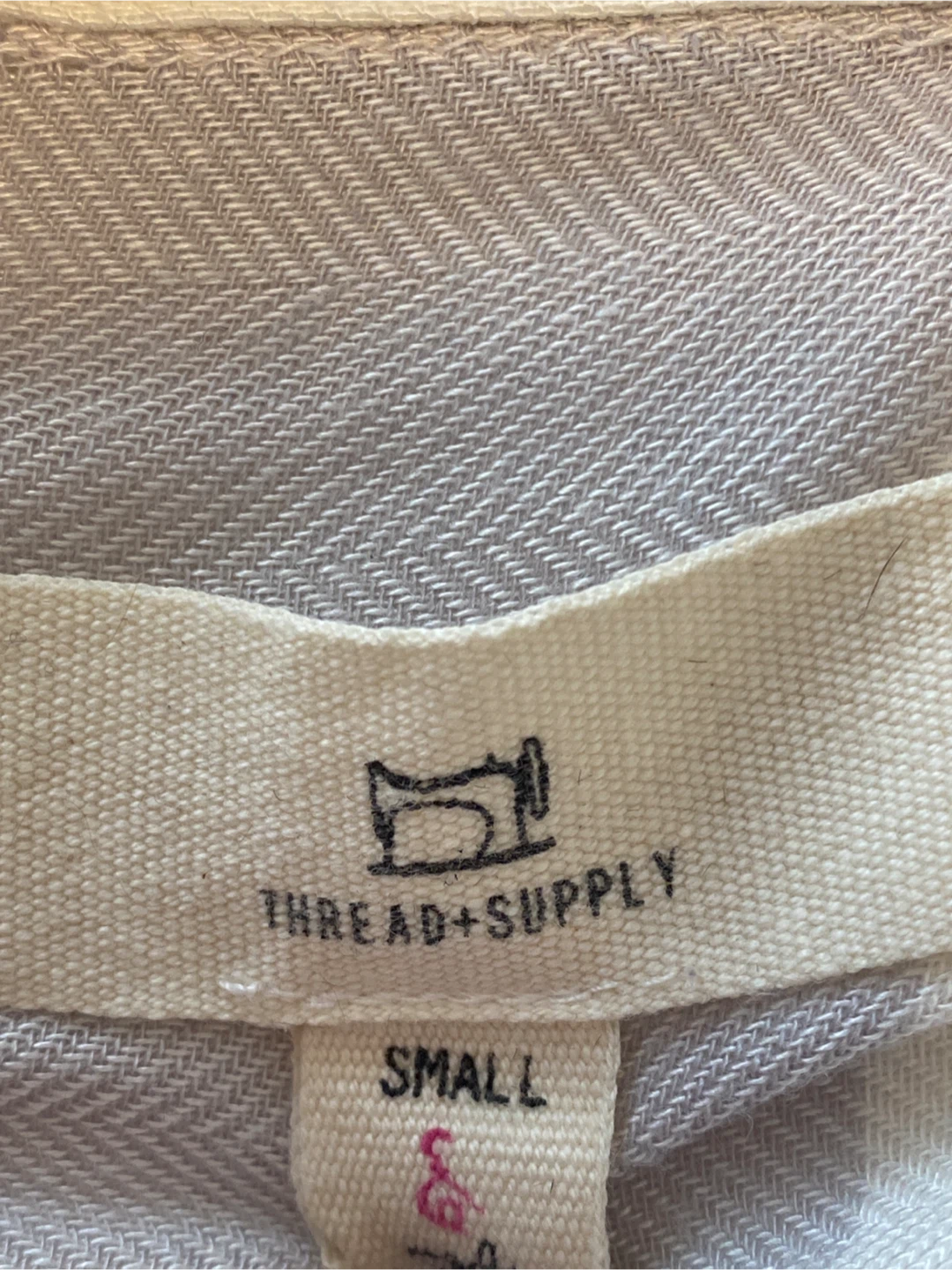 Thread & Supply grey and white button up - photo 2