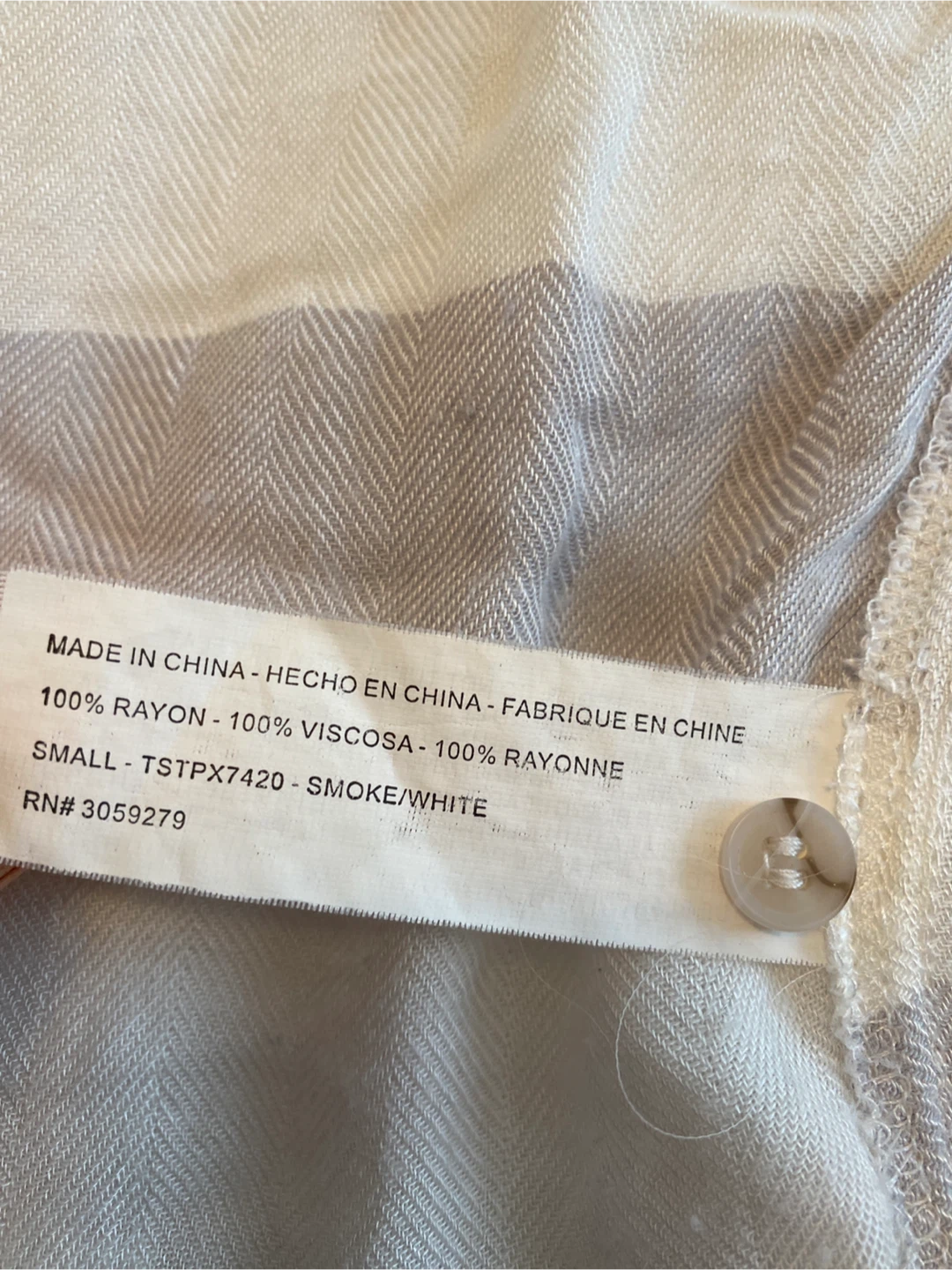 Thread & Supply grey and white button up - photo 4