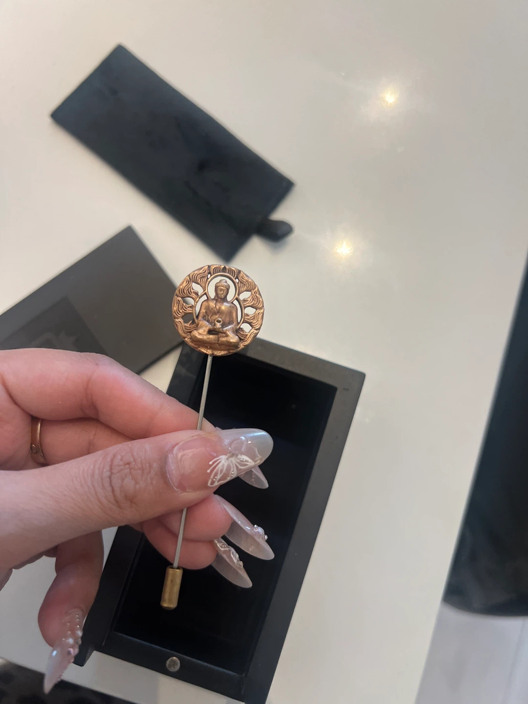 Vintage Casa Nostraa Buddha Pin - photo 2