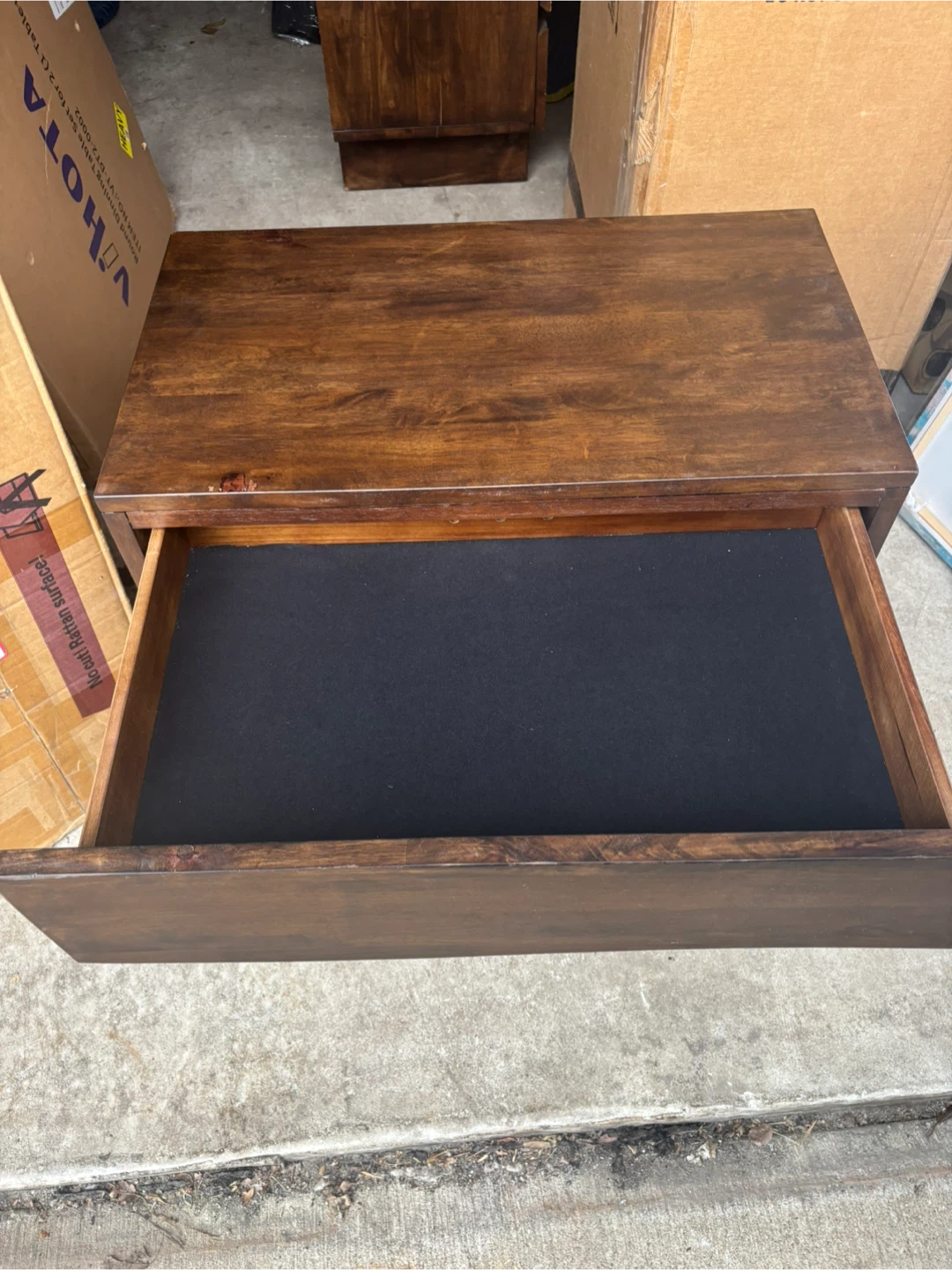Two Wooden Nightstands real wood - photo 2