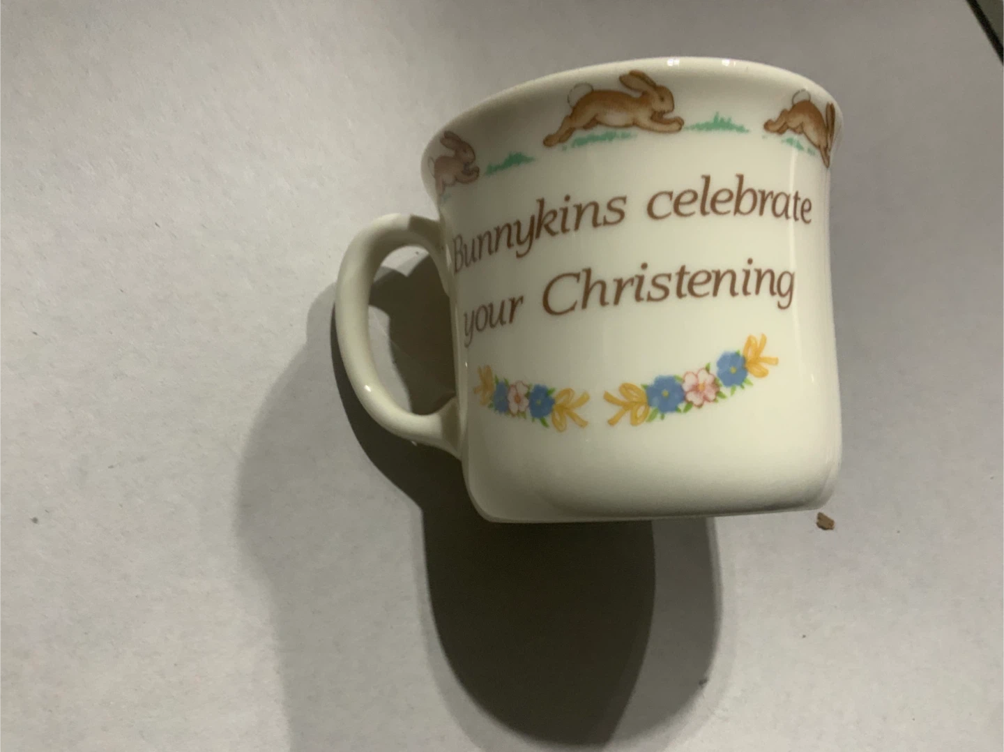 Bunnykins Celebrate Your Christening Mug - photo 2