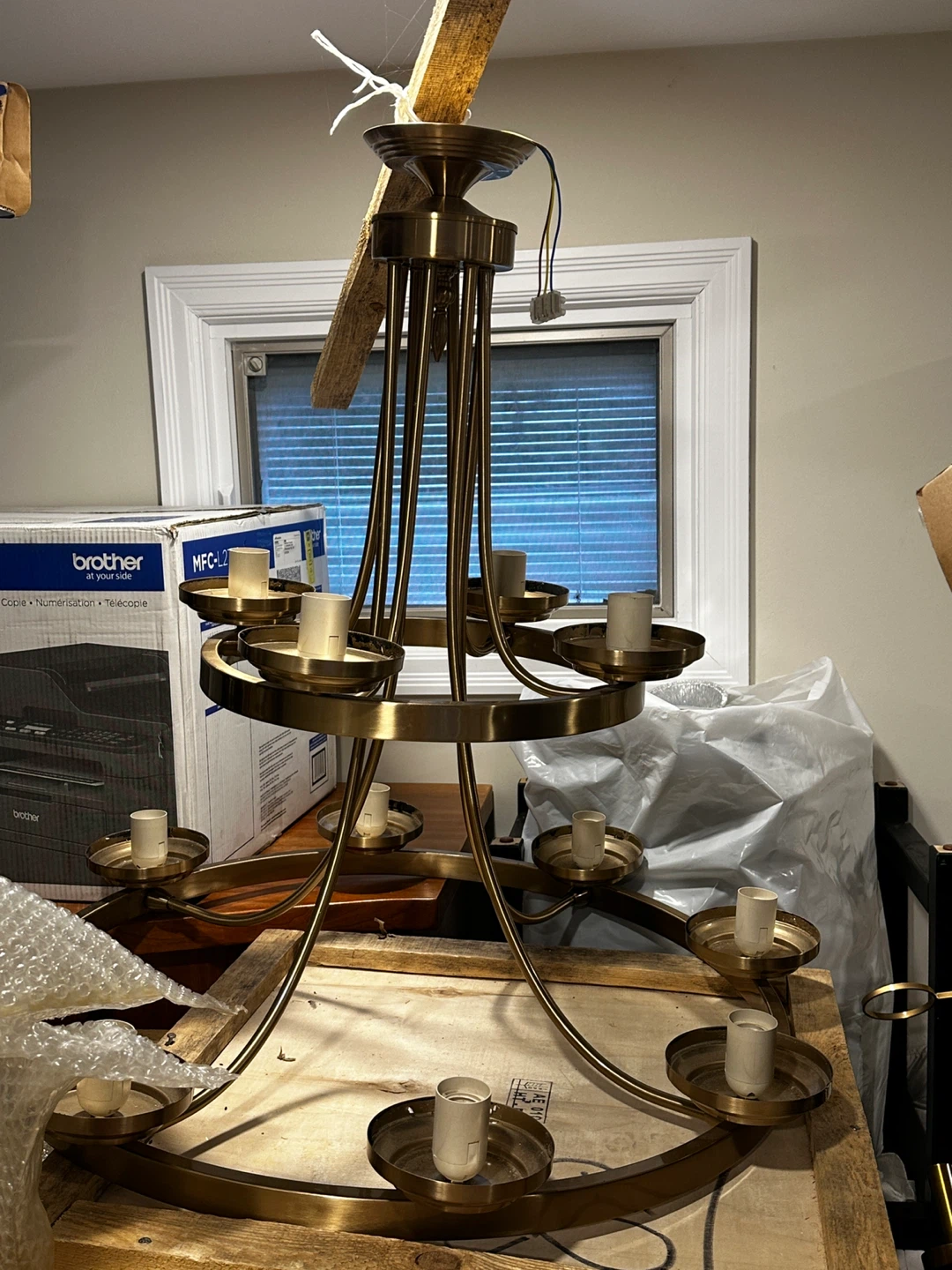 Brass Chandelier