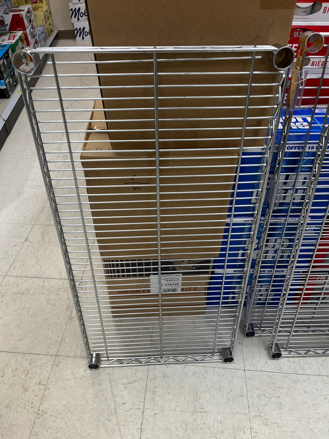 Duraline NSF Chrome Wire Shelving Unit