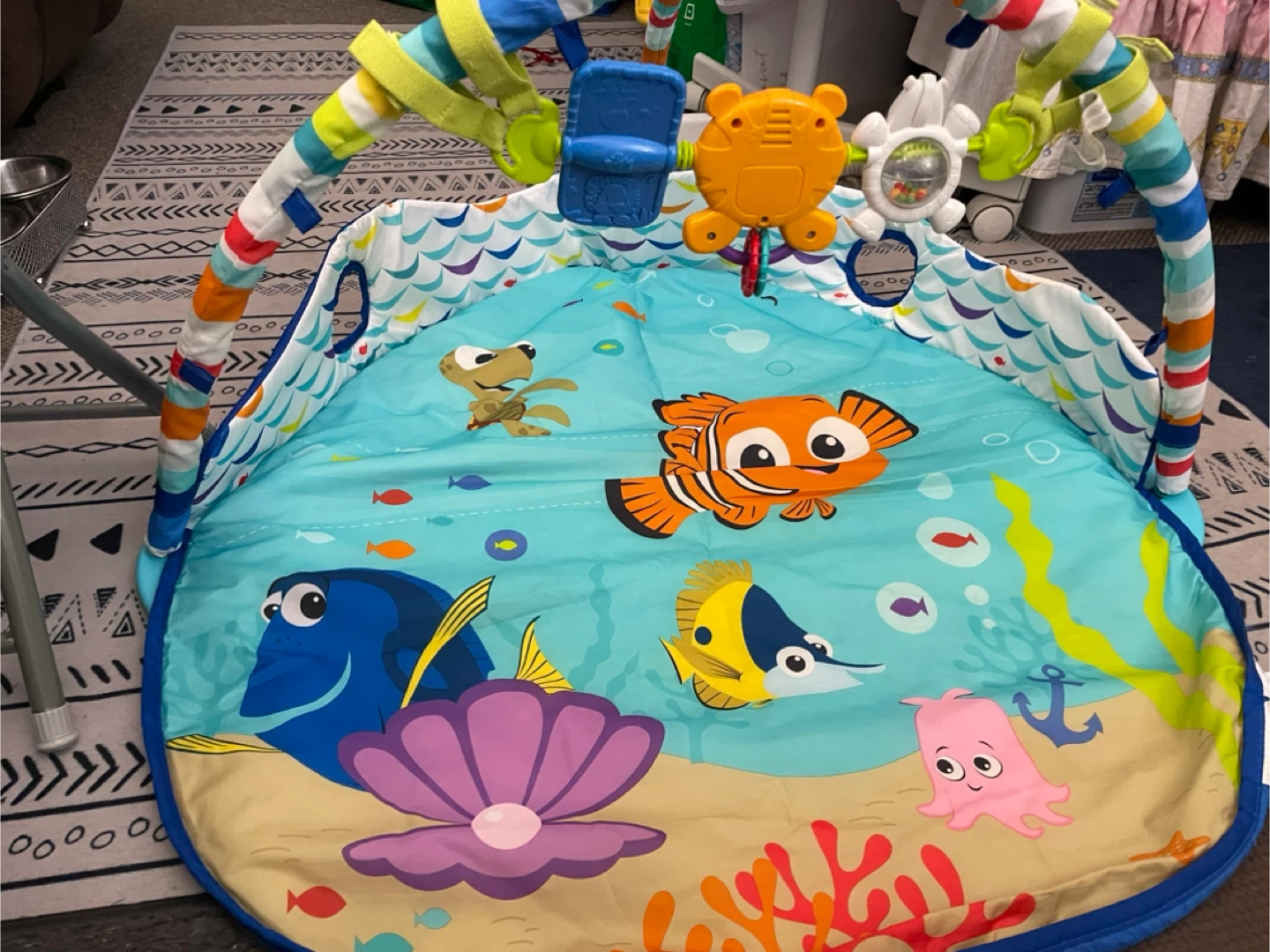 Disney Nemo "Finding Nemo" Baby Play Mat with Arch - photo 3