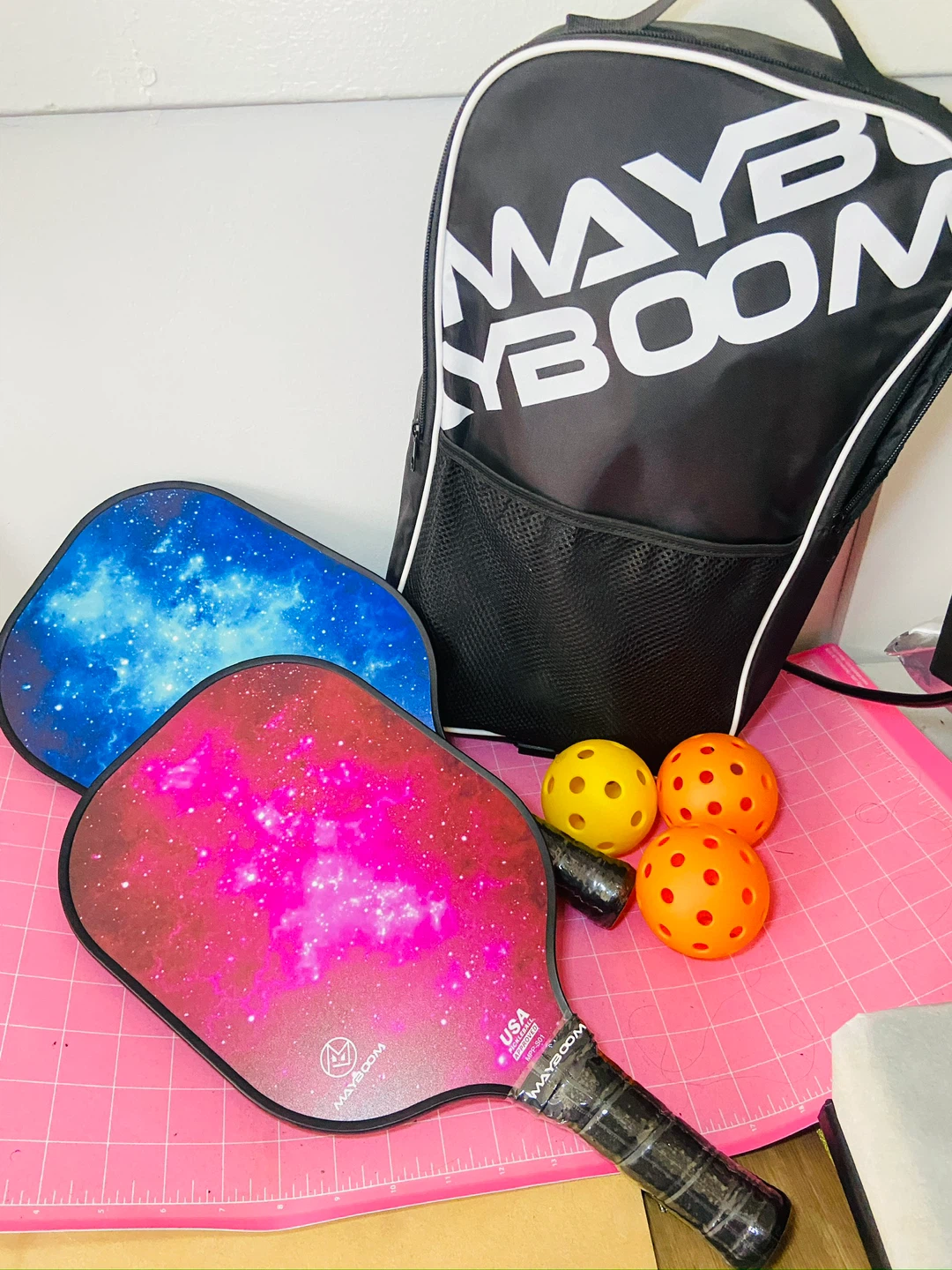 MAYBYBOOM Pickleball Set with Bag and Balls - photo 4
