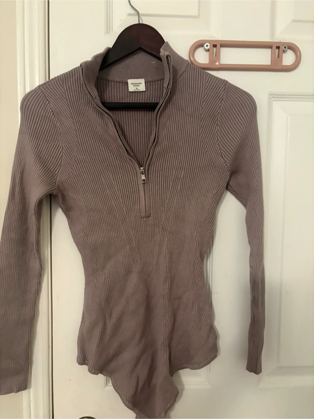Abercrombie & Fitch Ribbed Zip Bodysuit - Size M - photo 2