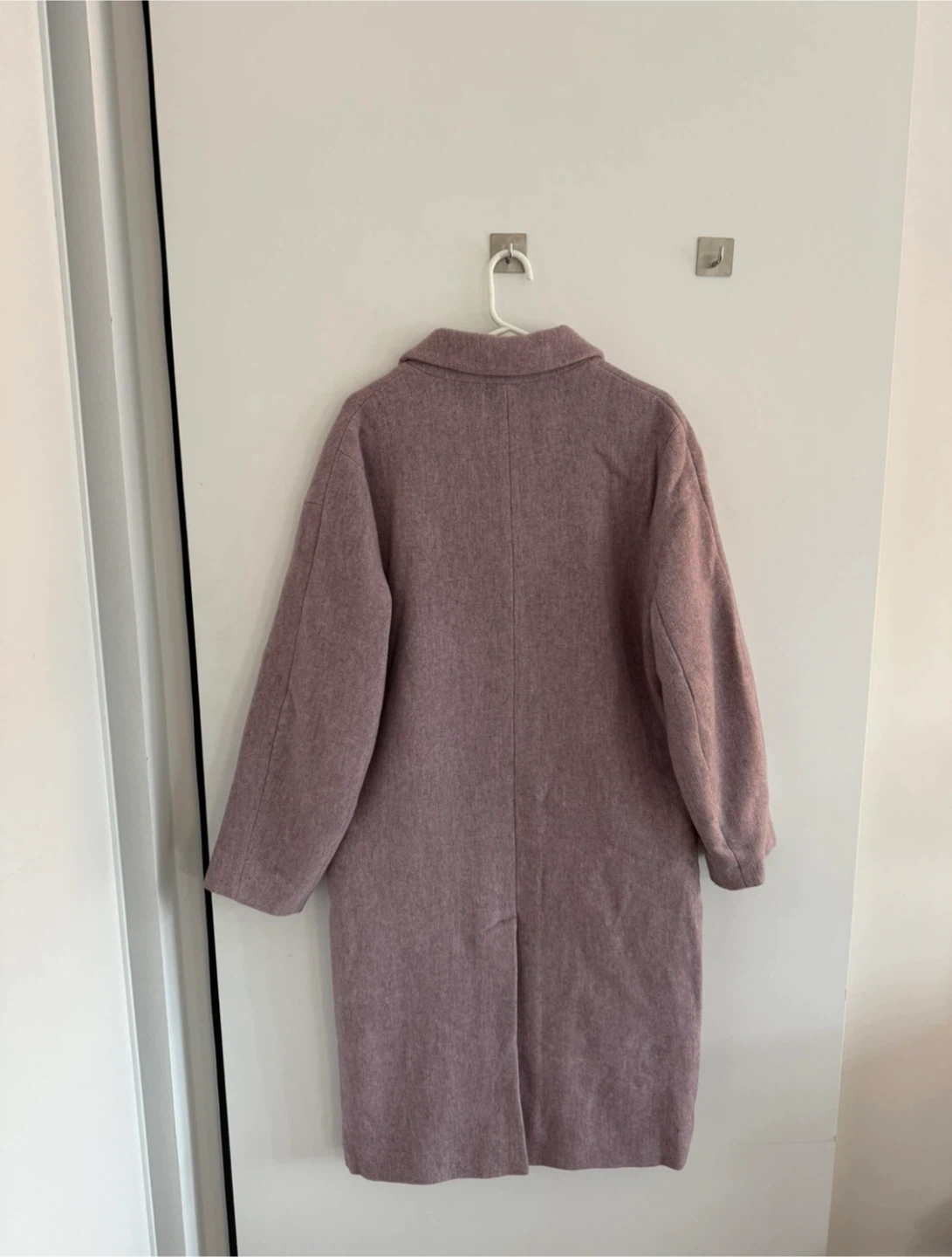 COS Women's Oversized Wool Blend Coat - Pink - photo 2