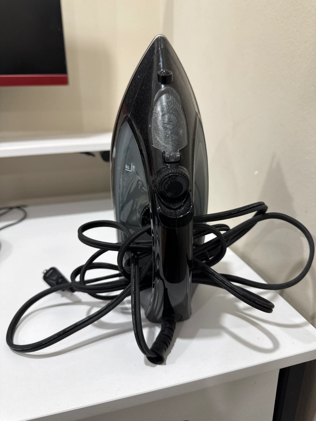 Black Steam Iron