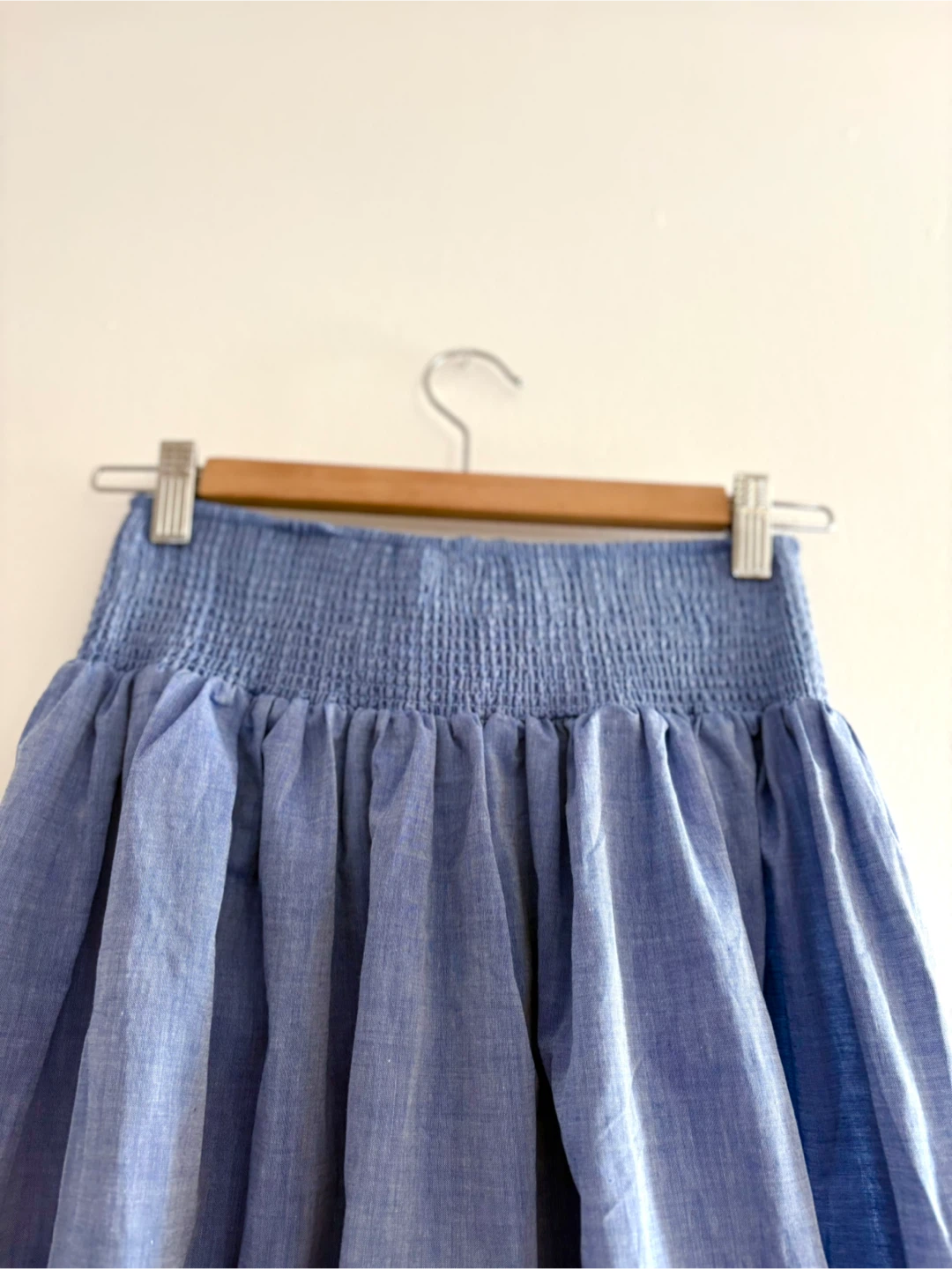 Embroidered Skirt with Smocked Waist ‼️final sale ‼️ - photo 3