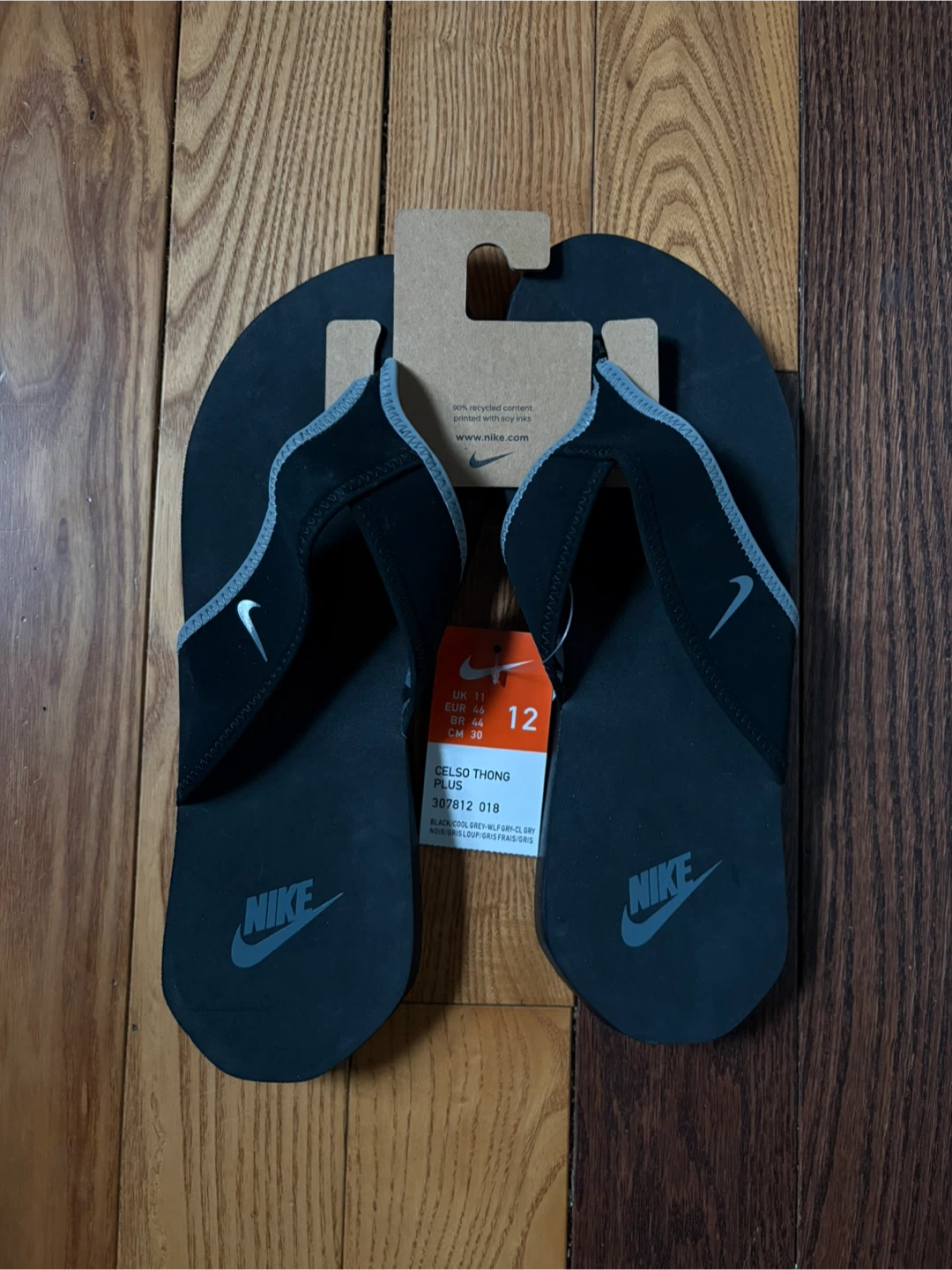 Nike Celso Thong Plus Flip Flops Size 12