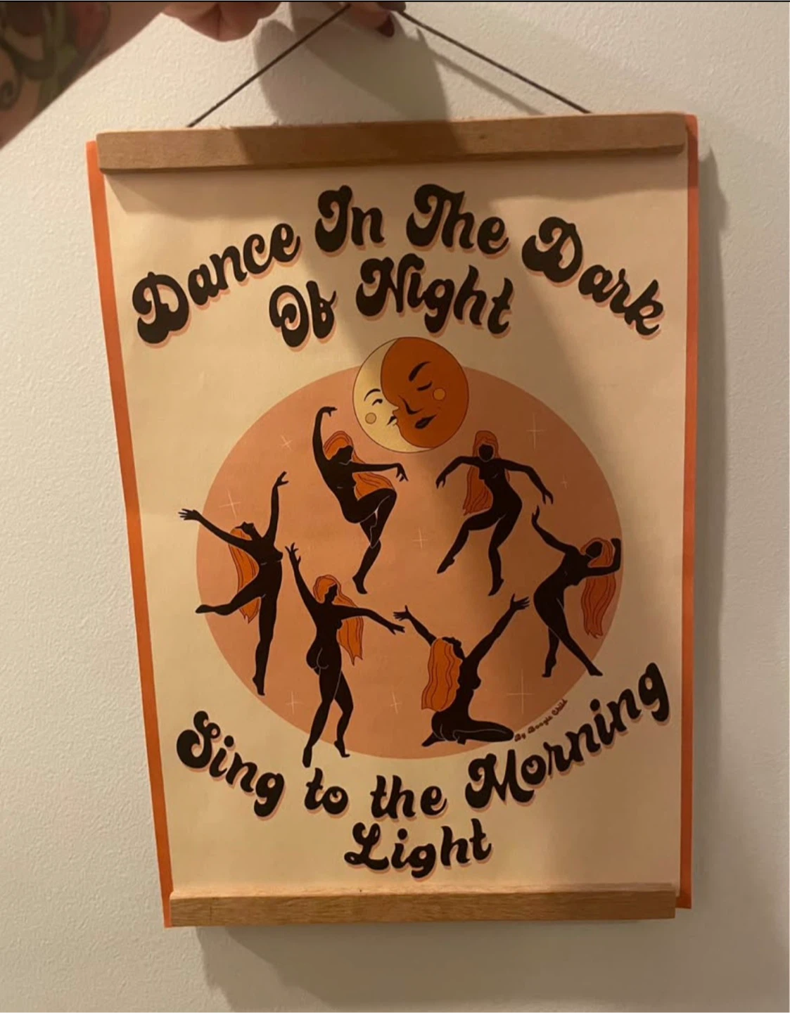 Dance In The Dark Of Night Sing to the Morning Light Wall Art