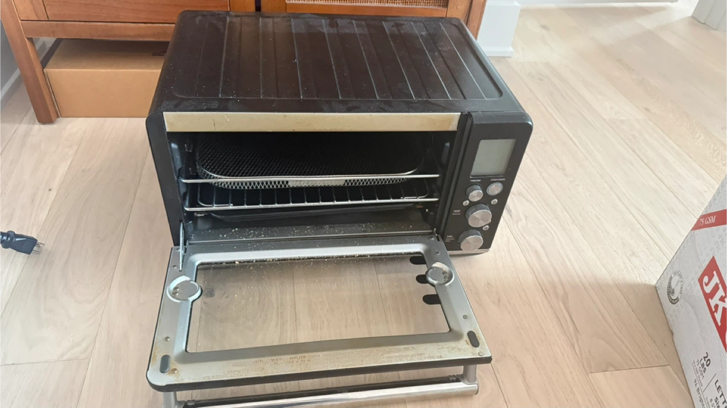 Black Air Fryer Toaster Oven - photo 2