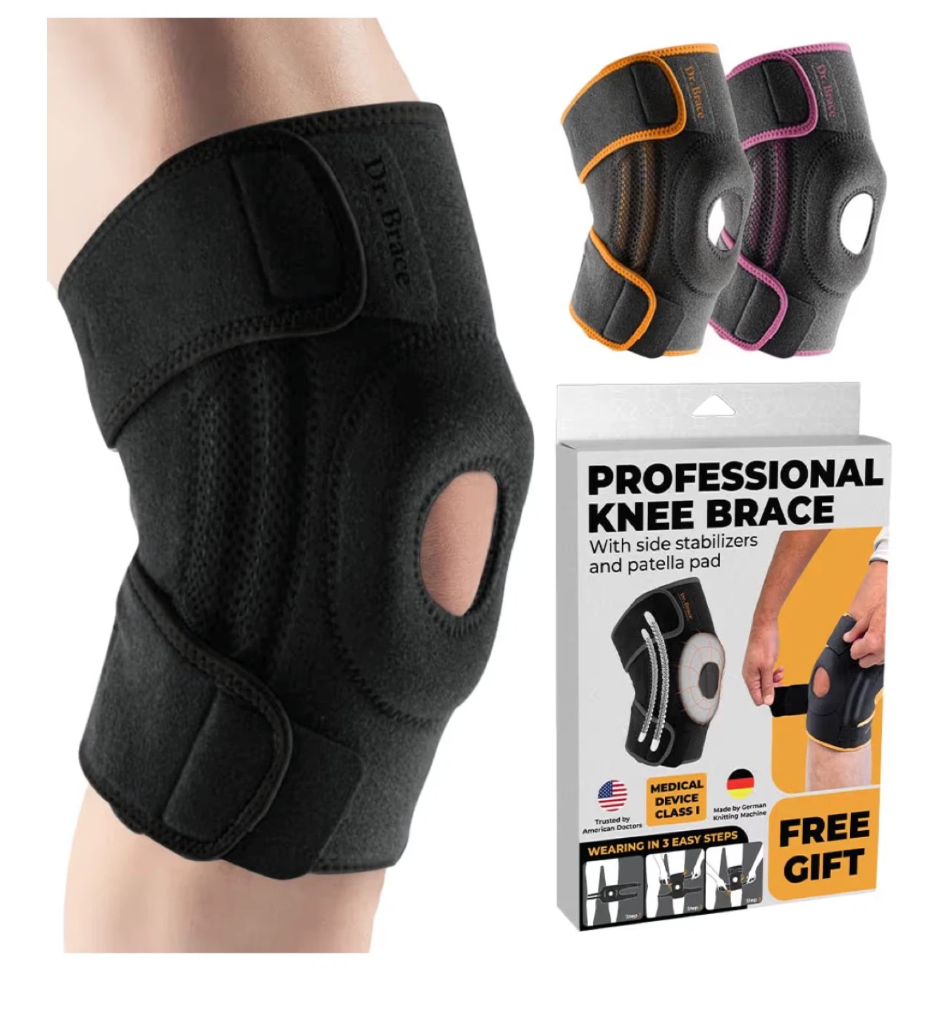 Dr. Brace Professional Knee Brace - Large