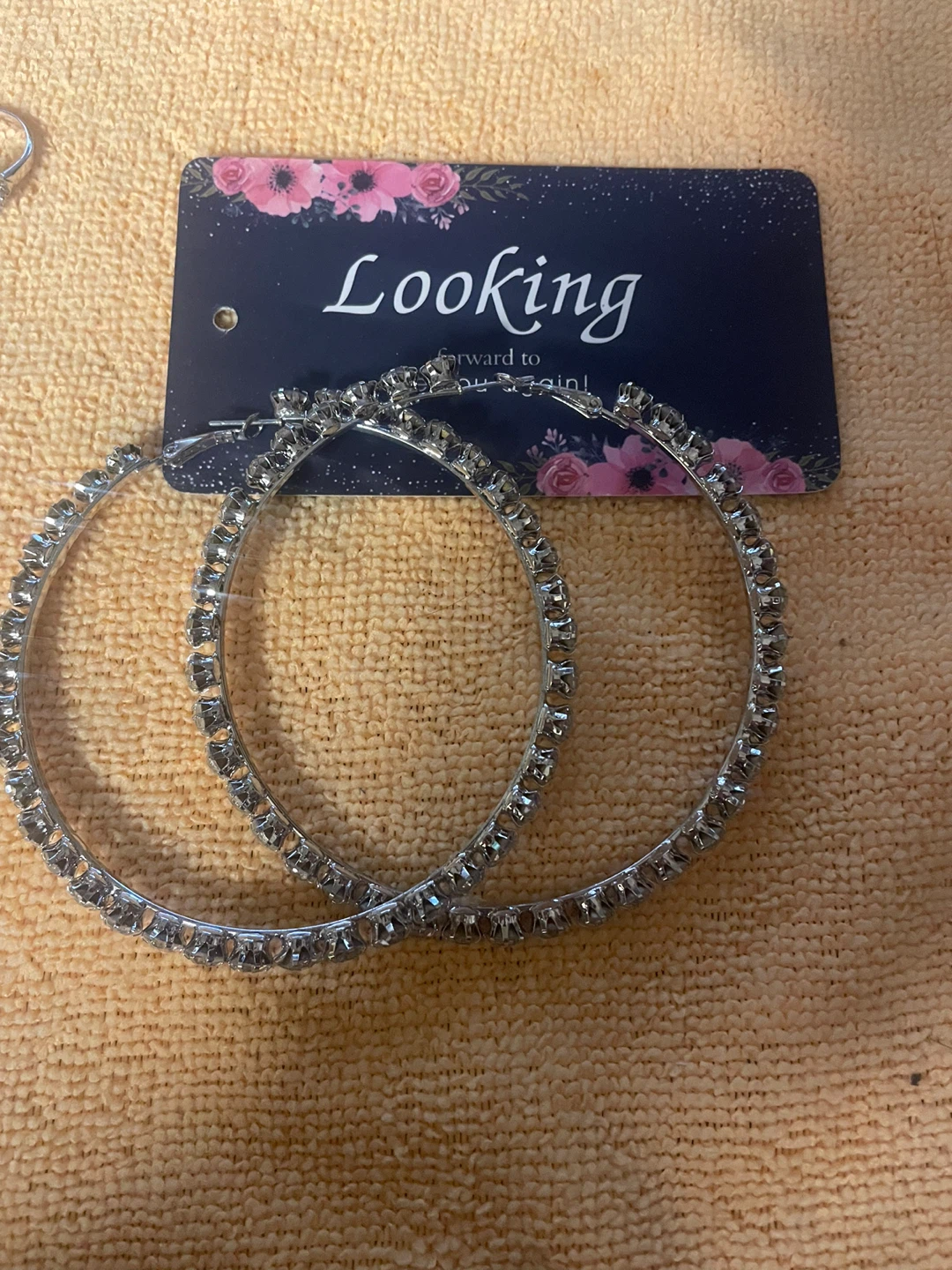 Crystal Collection Hoop Earrings & Ring Set - photo 5